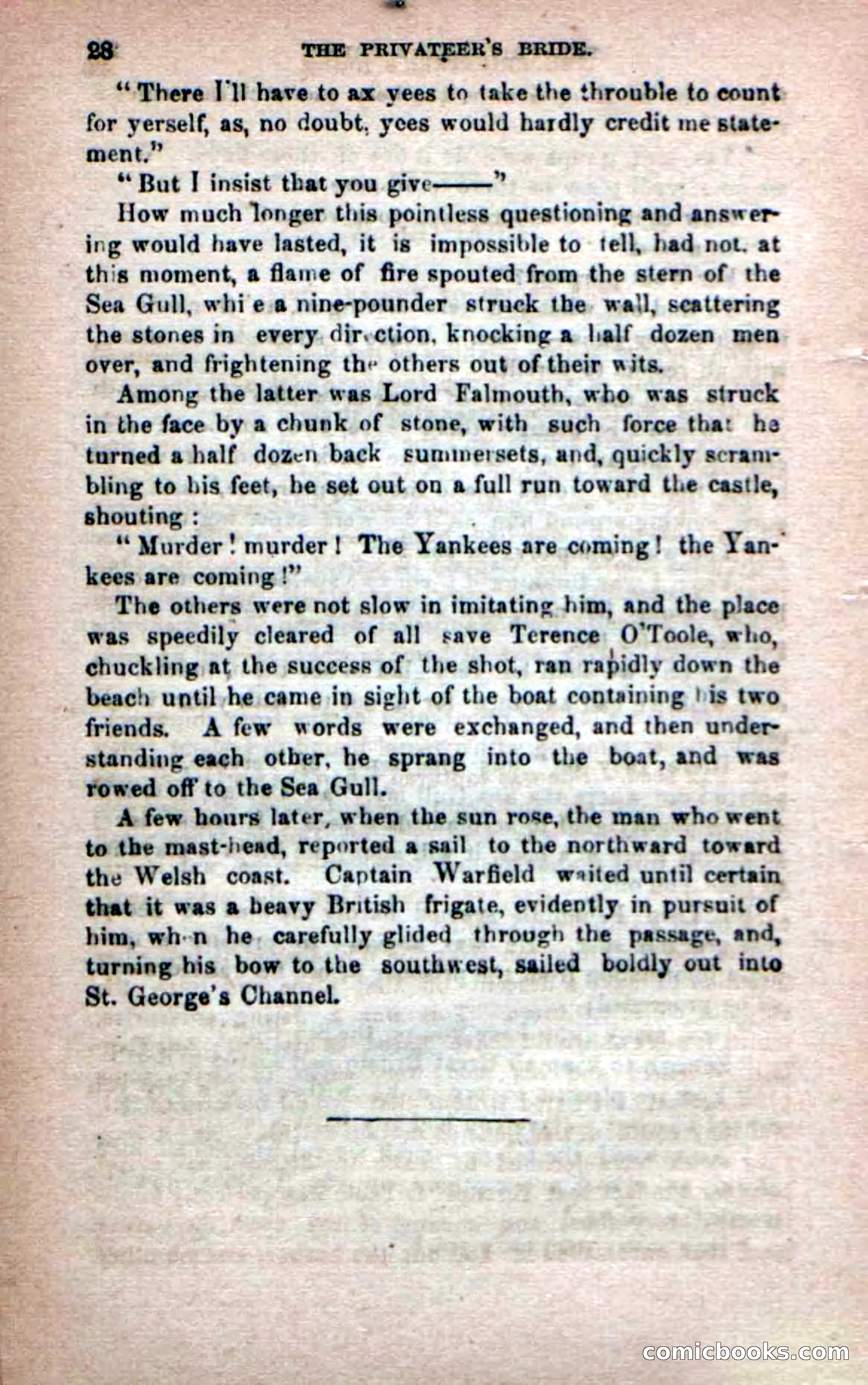 Beadle's Dime Novels No. 233: The Privateer's Bride — page 26 of 100