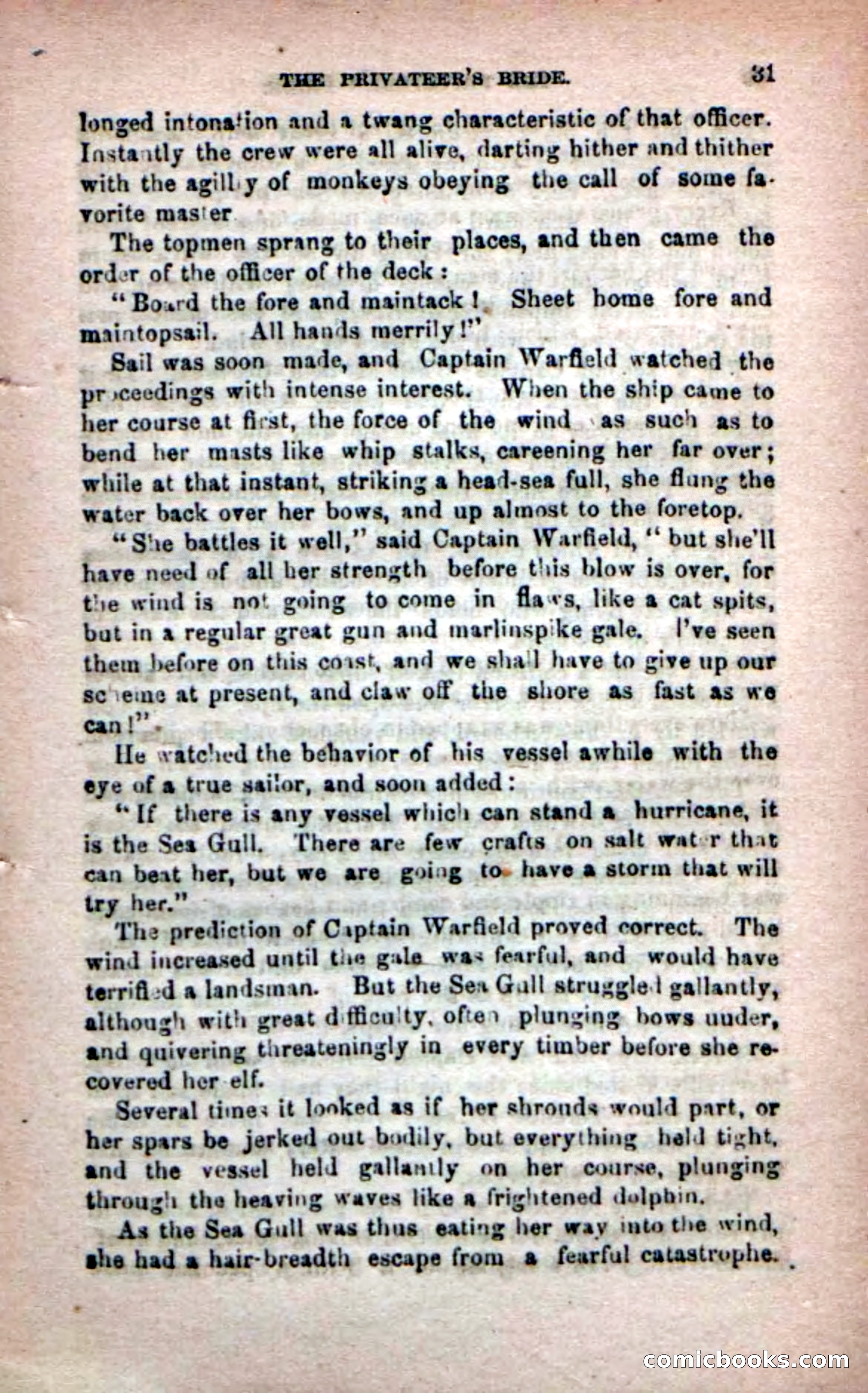 Beadle's Dime Novels No. 233: The Privateer's Bride — page 29 of 100