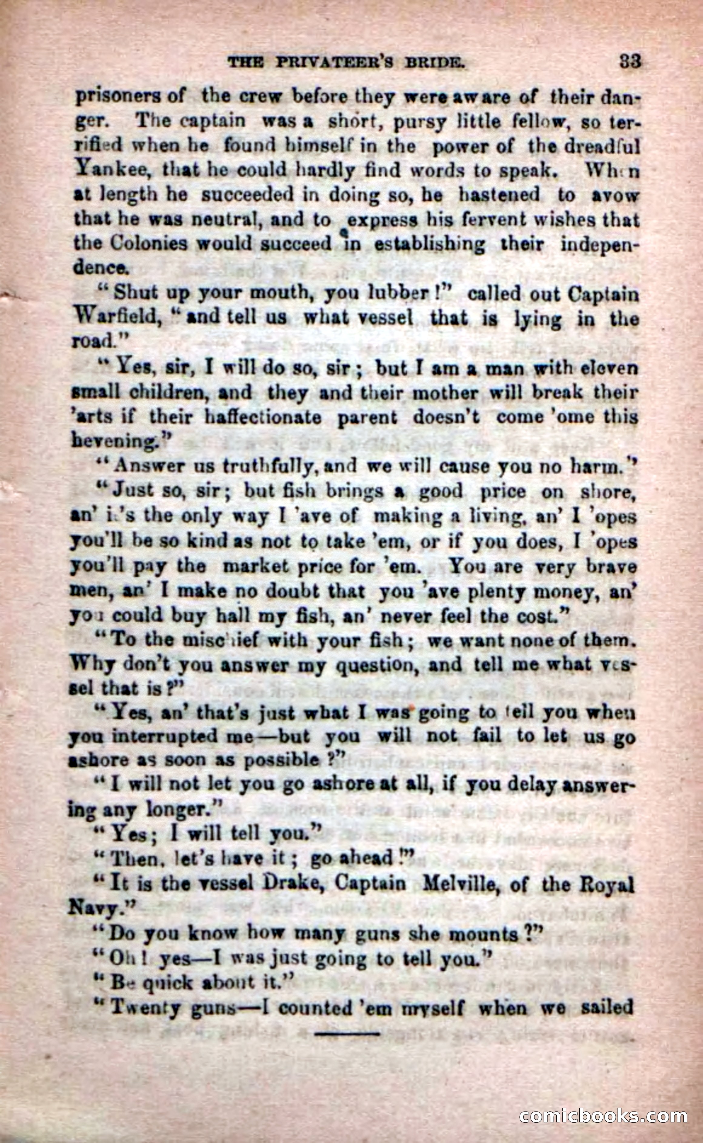 Beadle's Dime Novels No. 233: The Privateer's Bride — page 31 of 100