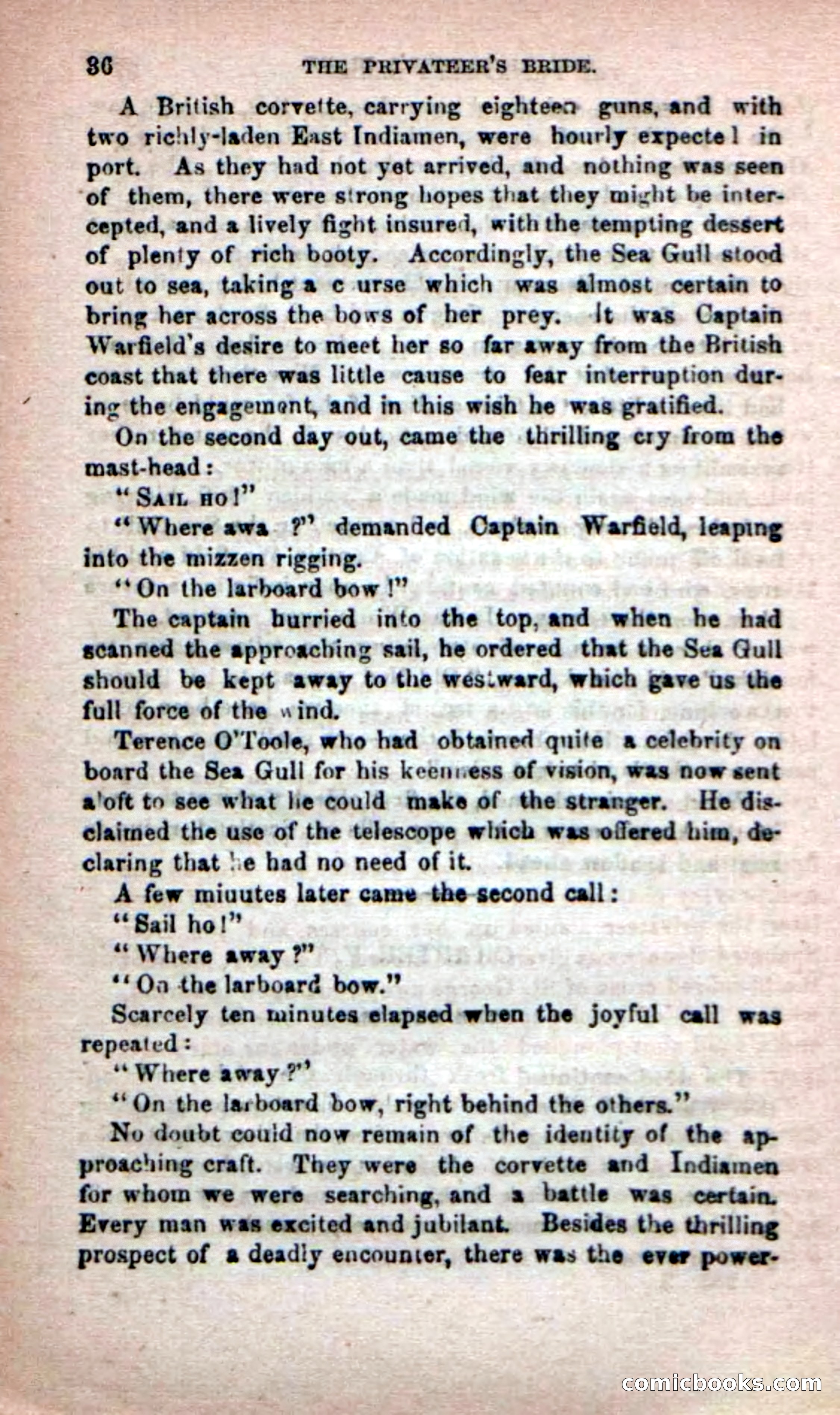 Beadle's Dime Novels No. 233: The Privateer's Bride — page 34 of 100
