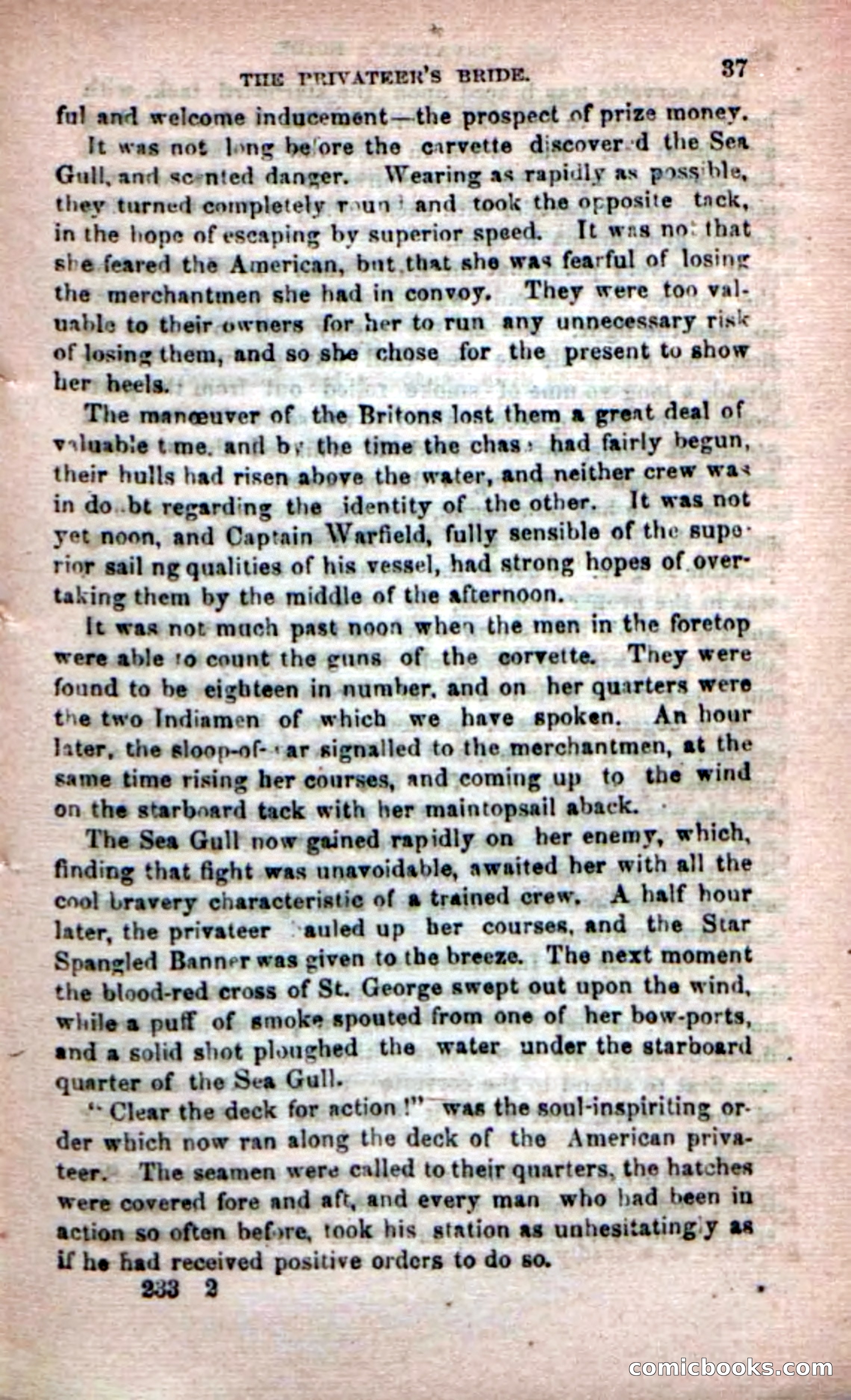 Beadle's Dime Novels No. 233: The Privateer's Bride — page 35 of 100