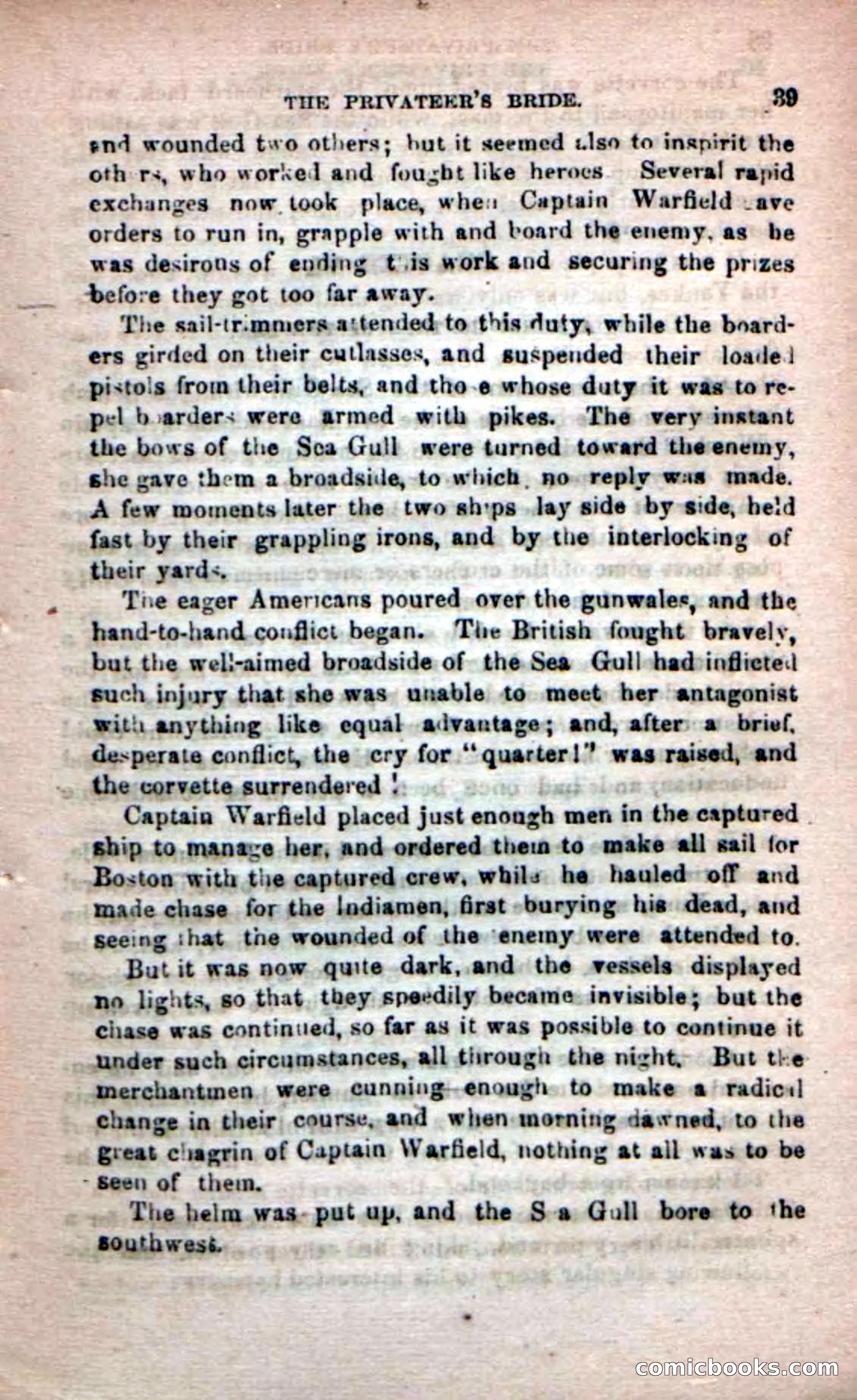 Beadle's Dime Novels No. 233: The Privateer's Bride — page 37 of 100