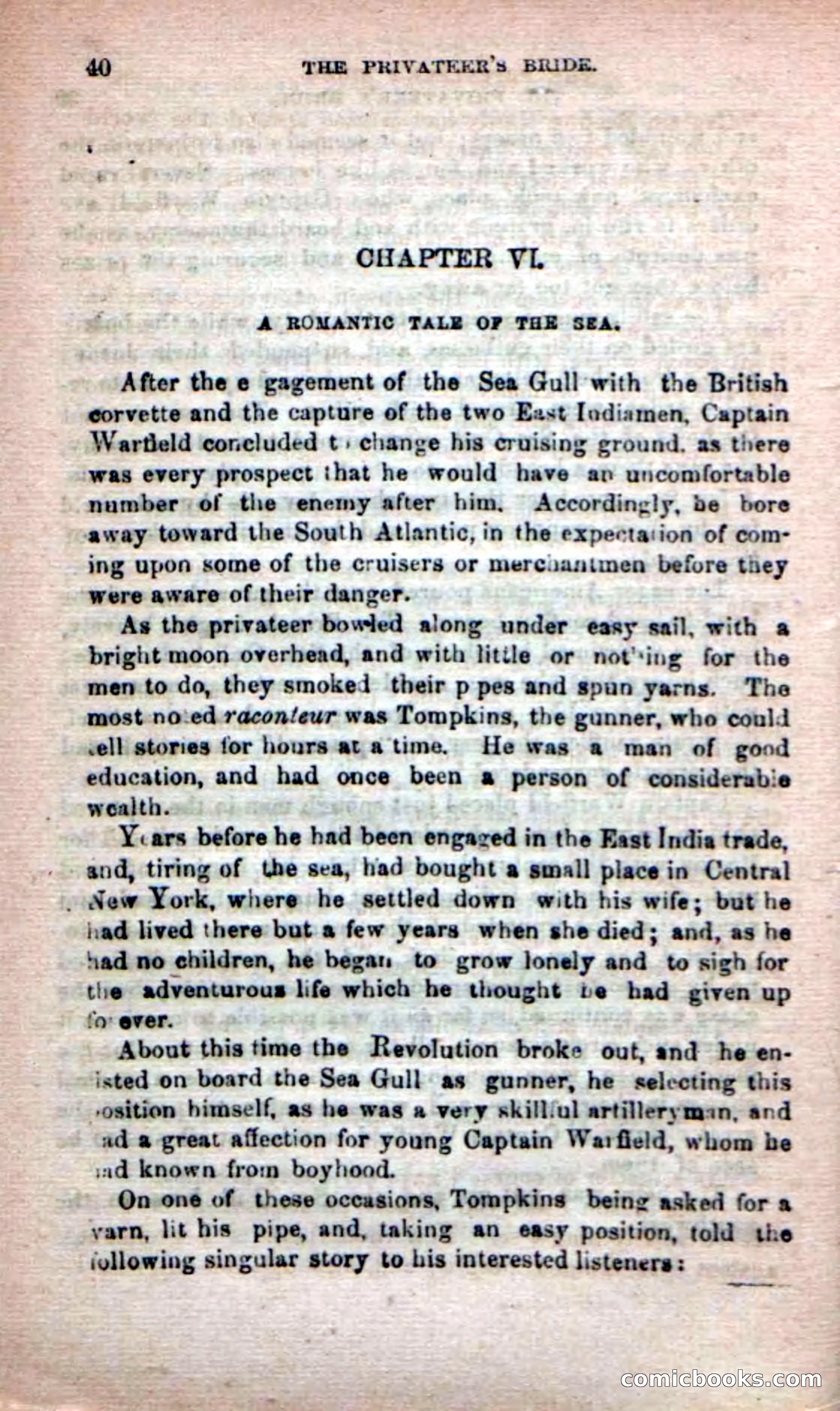 Beadle's Dime Novels No. 233: The Privateer's Bride — page 38 of 100