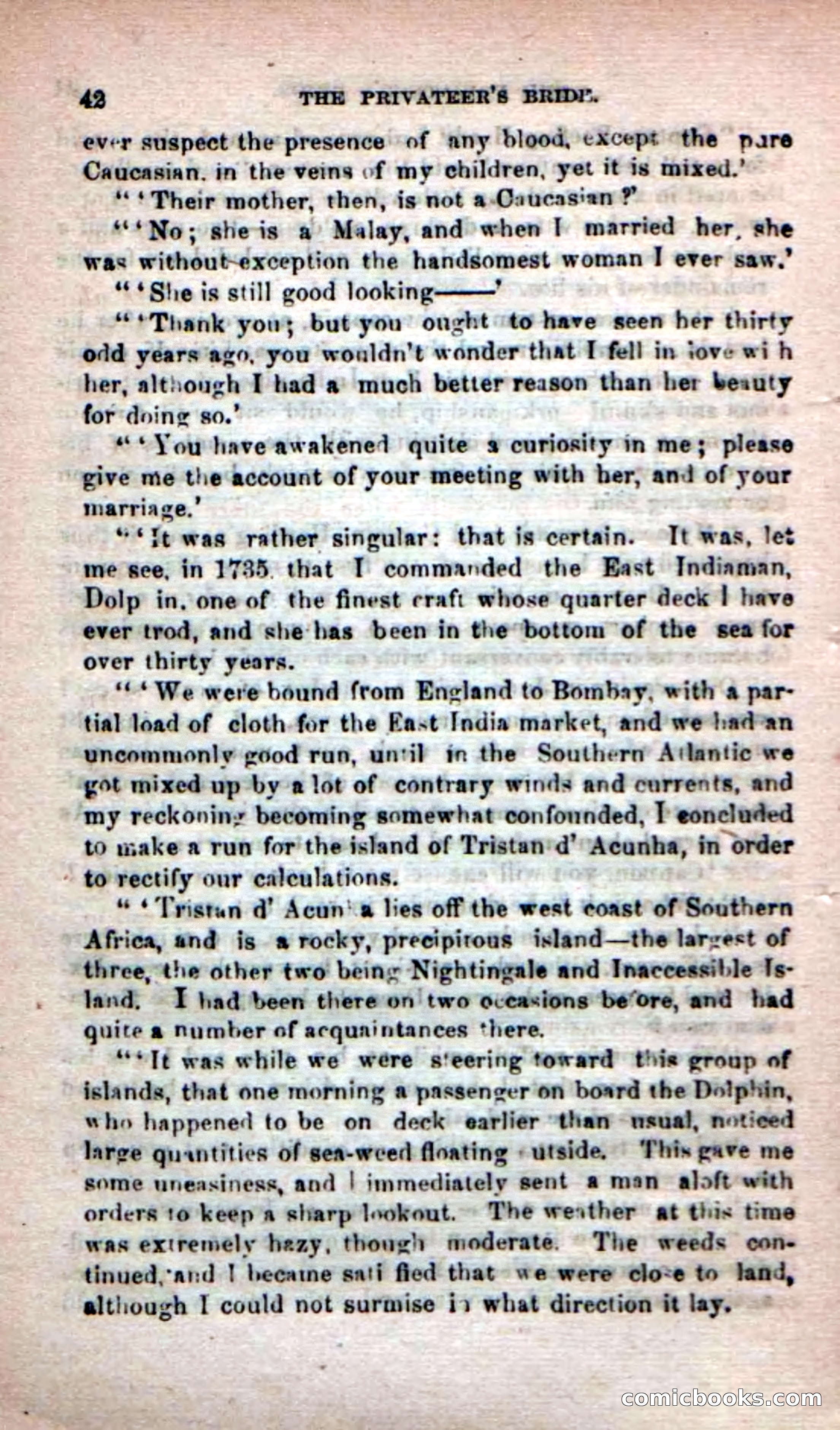 Beadle's Dime Novels No. 233: The Privateer's Bride — page 40 of 100