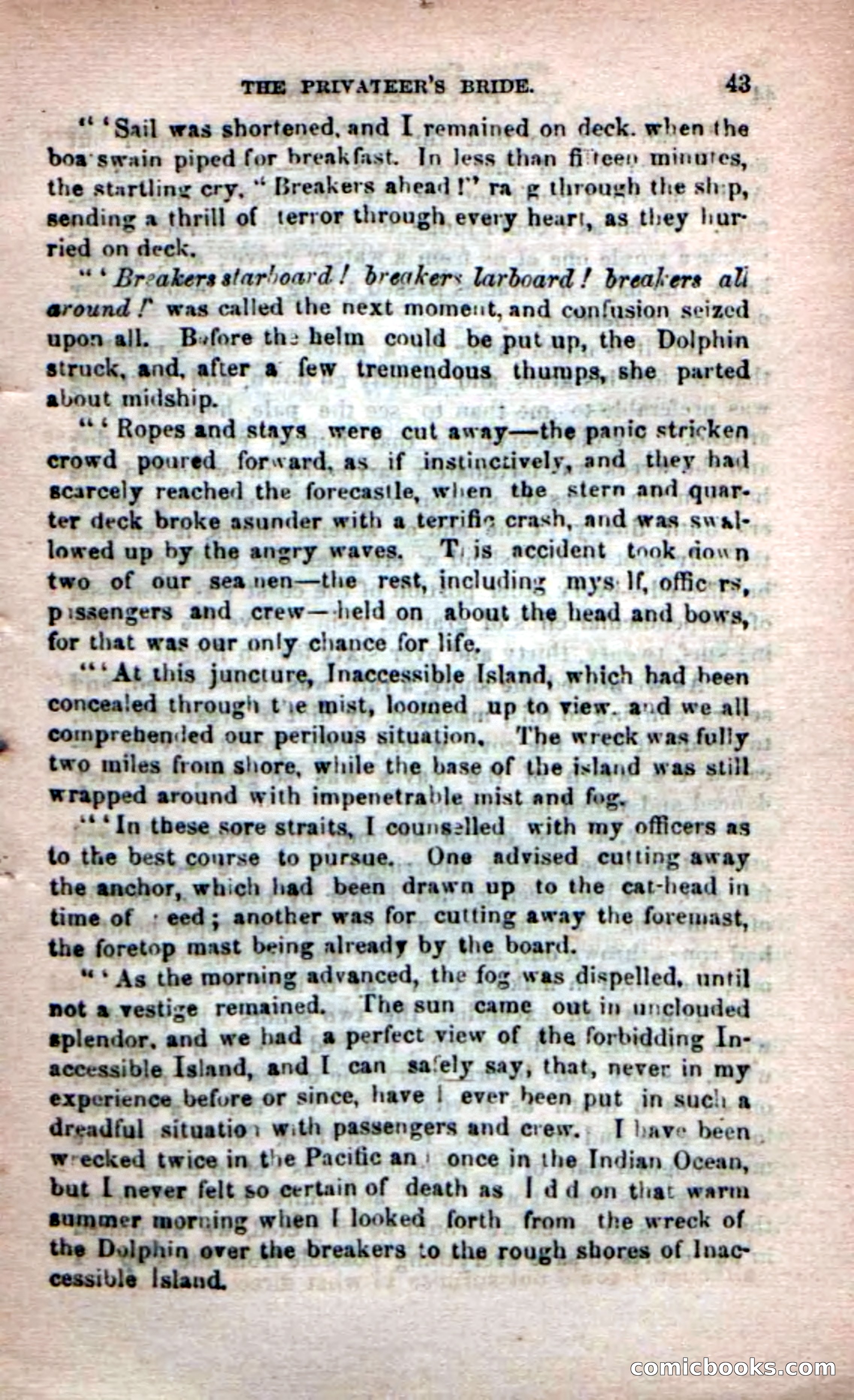 Beadle's Dime Novels No. 233: The Privateer's Bride — page 41 of 100