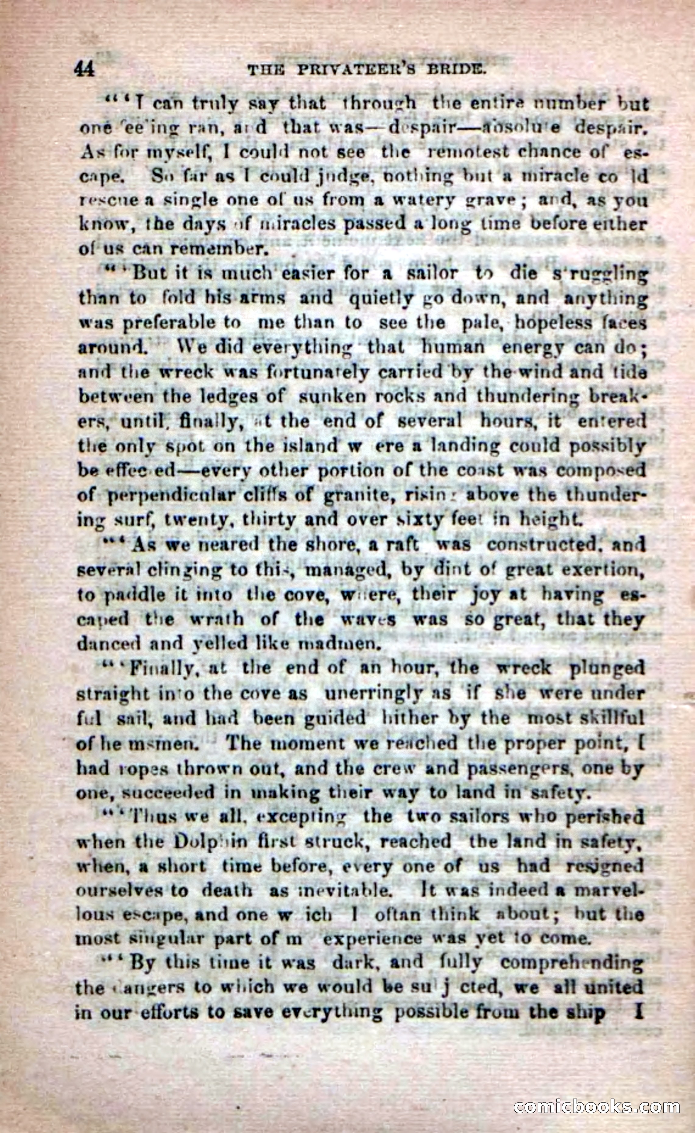 Beadle's Dime Novels No. 233: The Privateer's Bride — page 42 of 100