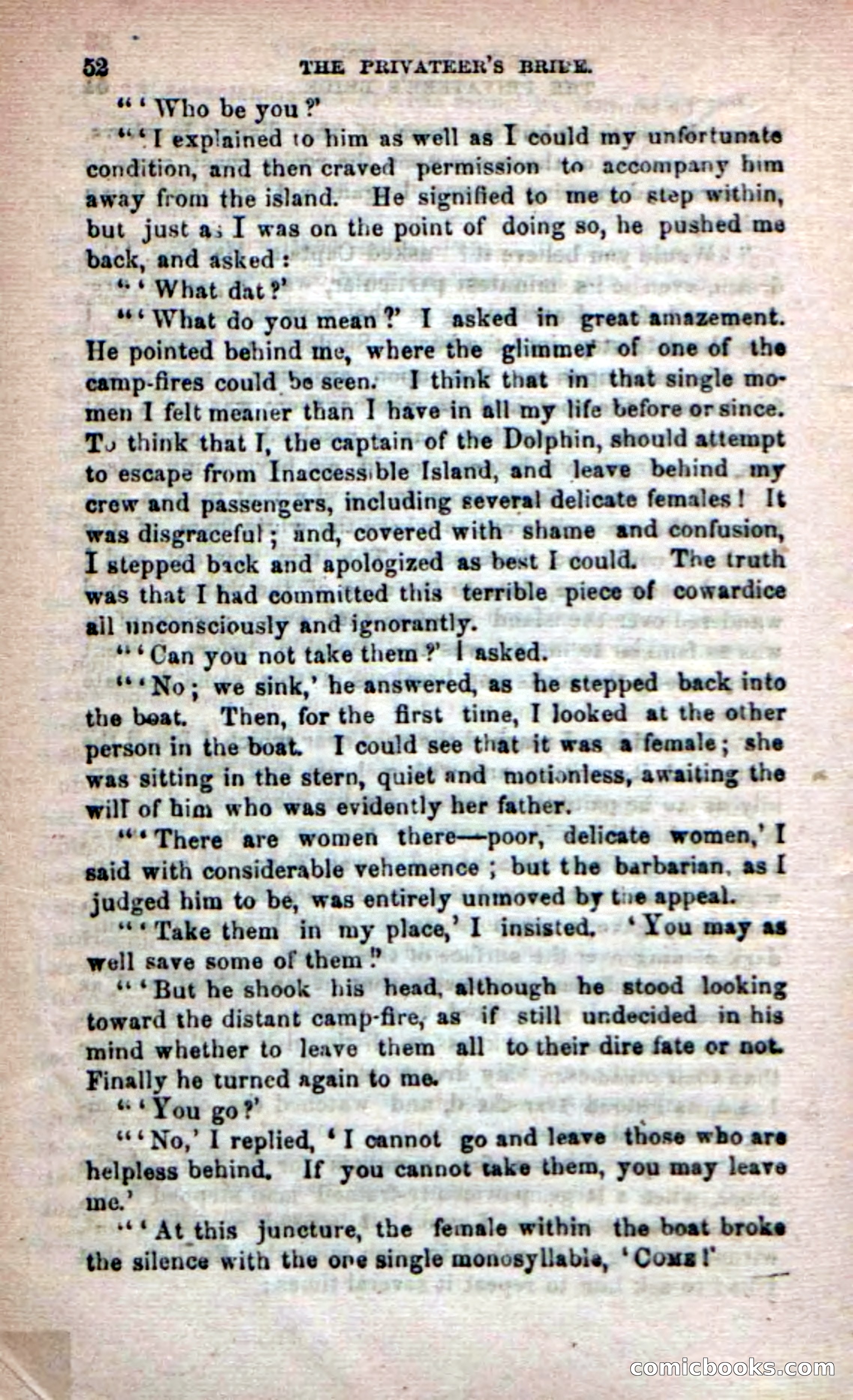 Beadle's Dime Novels No. 233: The Privateer's Bride — page 50 of 100