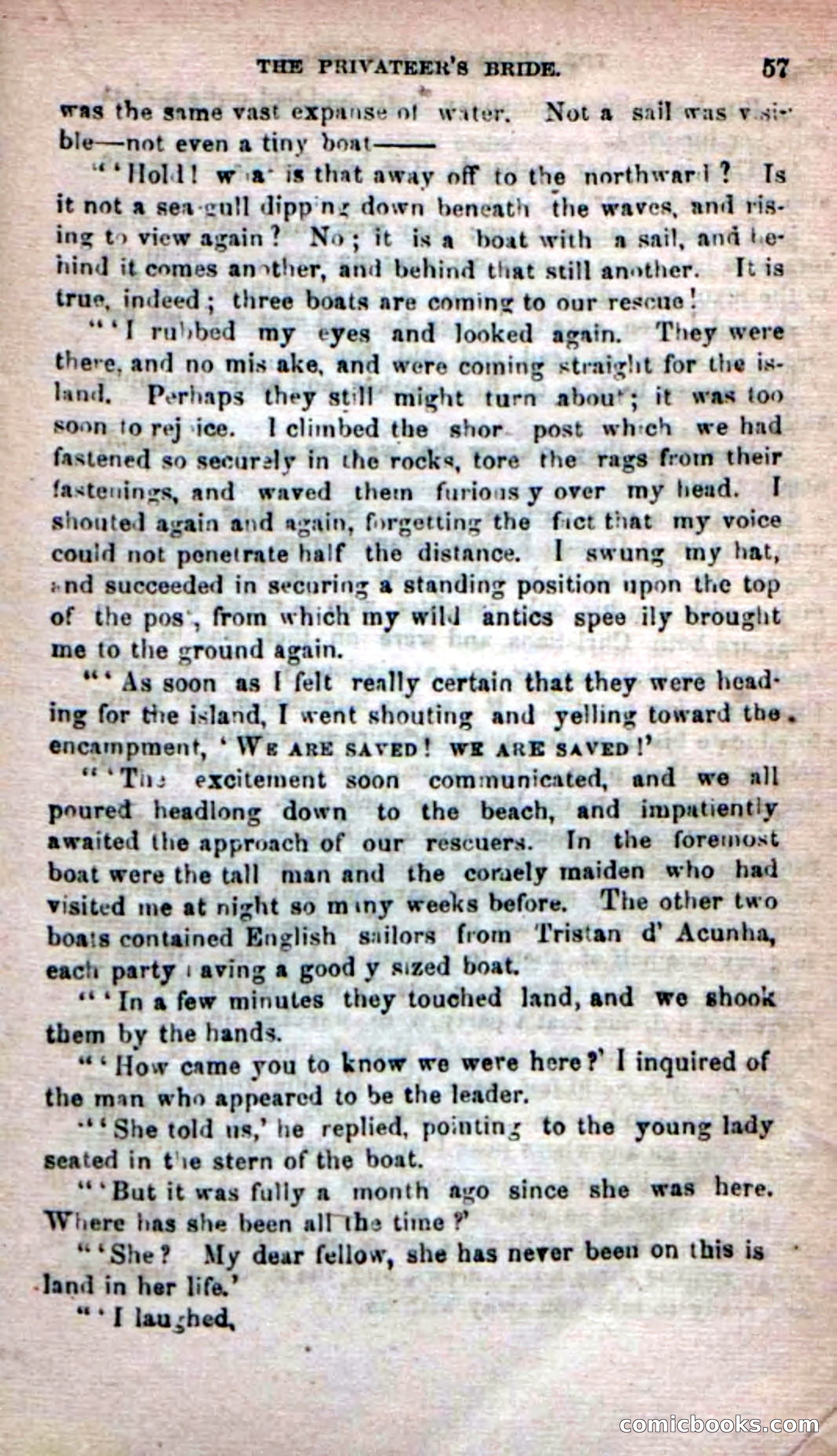 Beadle's Dime Novels No. 233: The Privateer's Bride — page 55 of 100