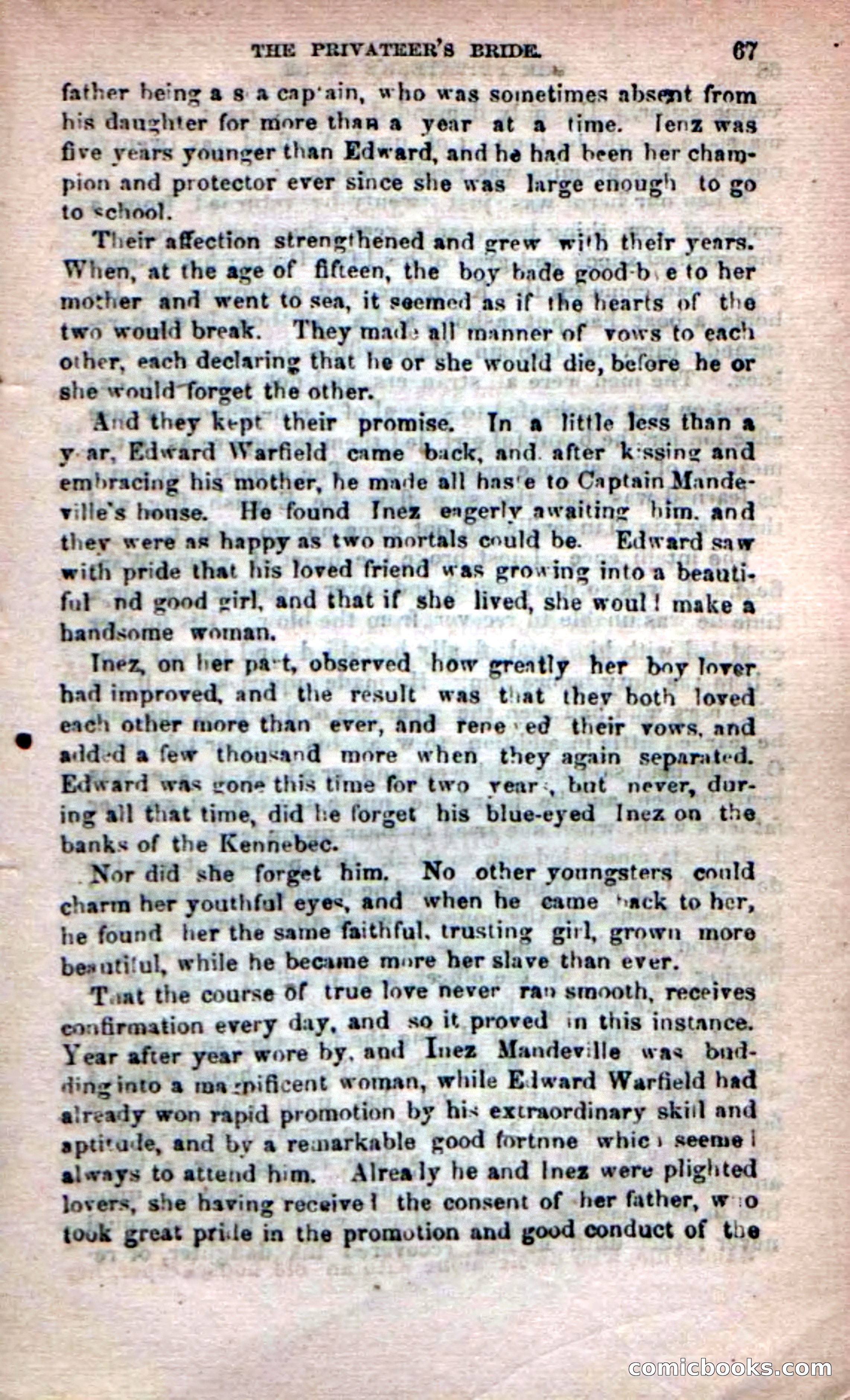 Beadle's Dime Novels No. 233: The Privateer's Bride — page 65 of 100