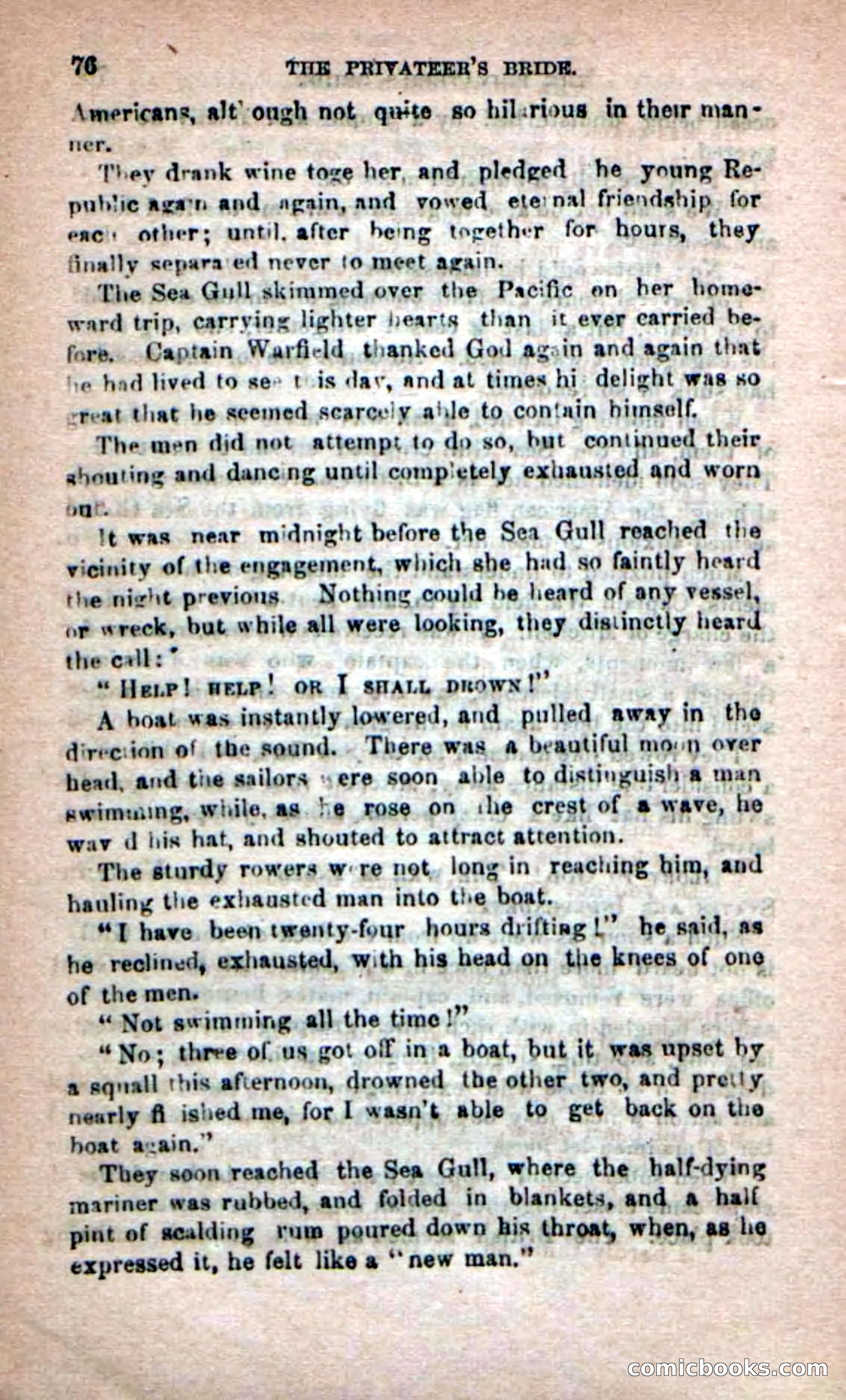 Beadle's Dime Novels No. 233: The Privateer's Bride — page 74 of 100