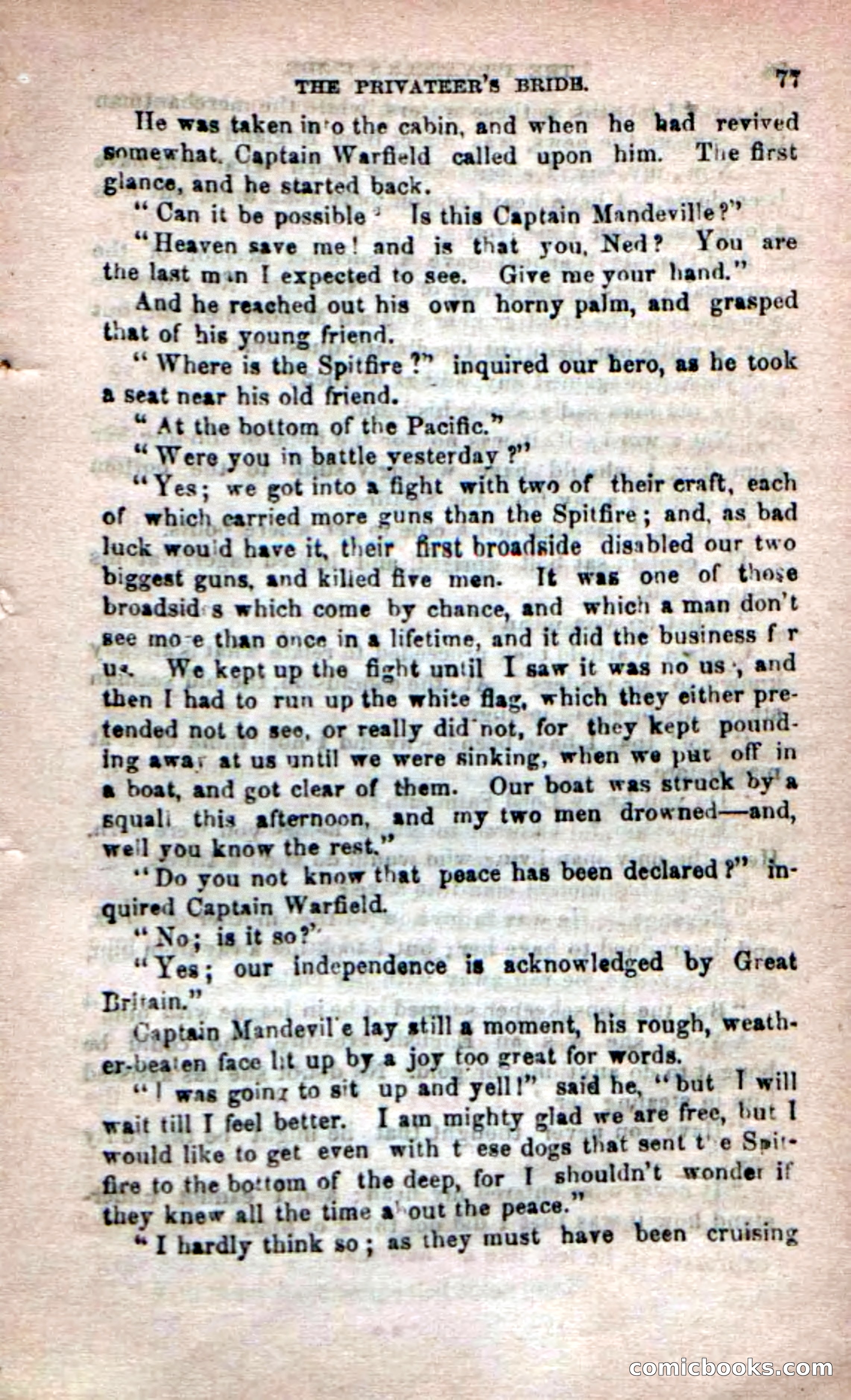 Beadle's Dime Novels No. 233: The Privateer's Bride — page 75 of 100