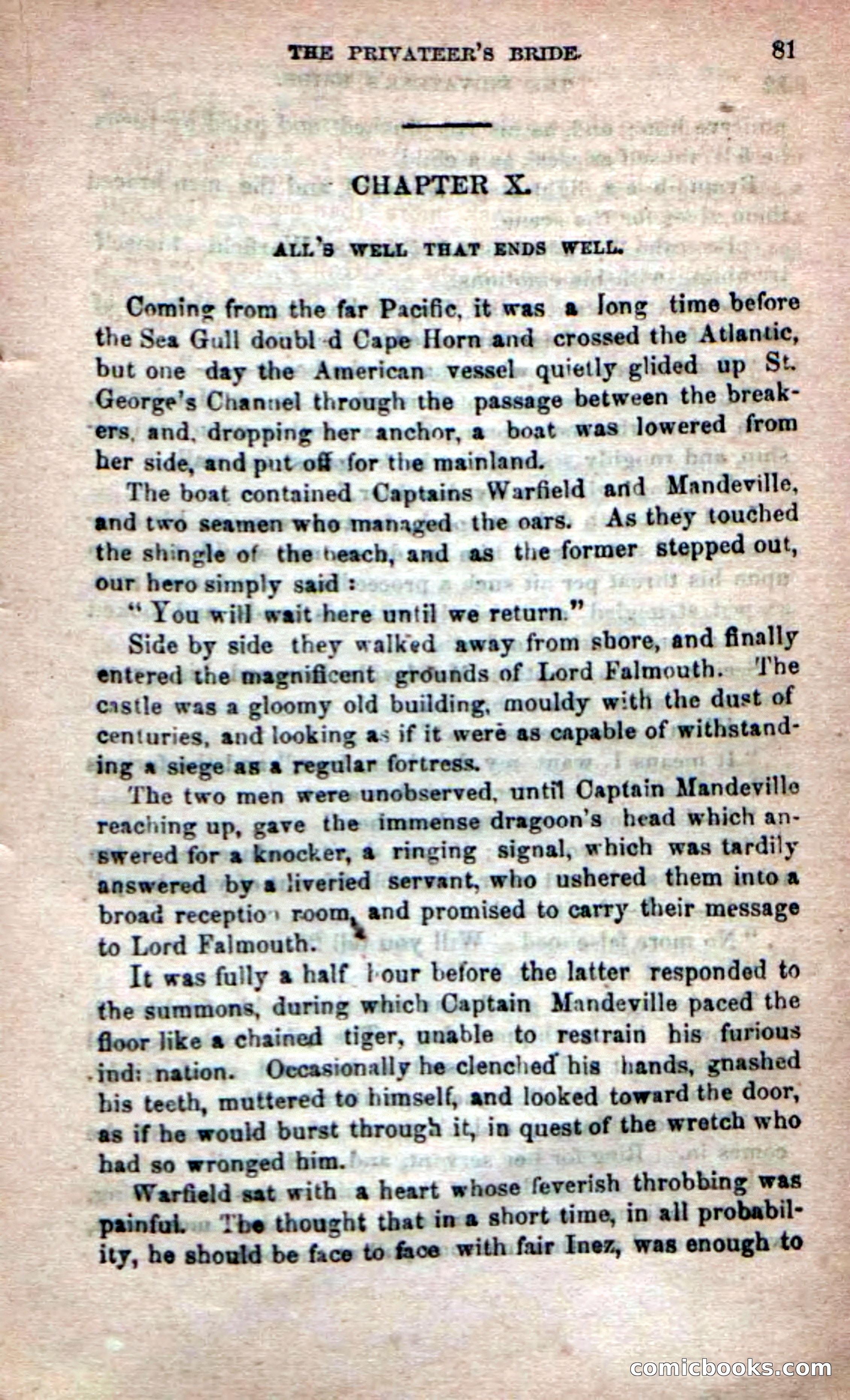 Beadle's Dime Novels No. 233: The Privateer's Bride — page 79 of 100