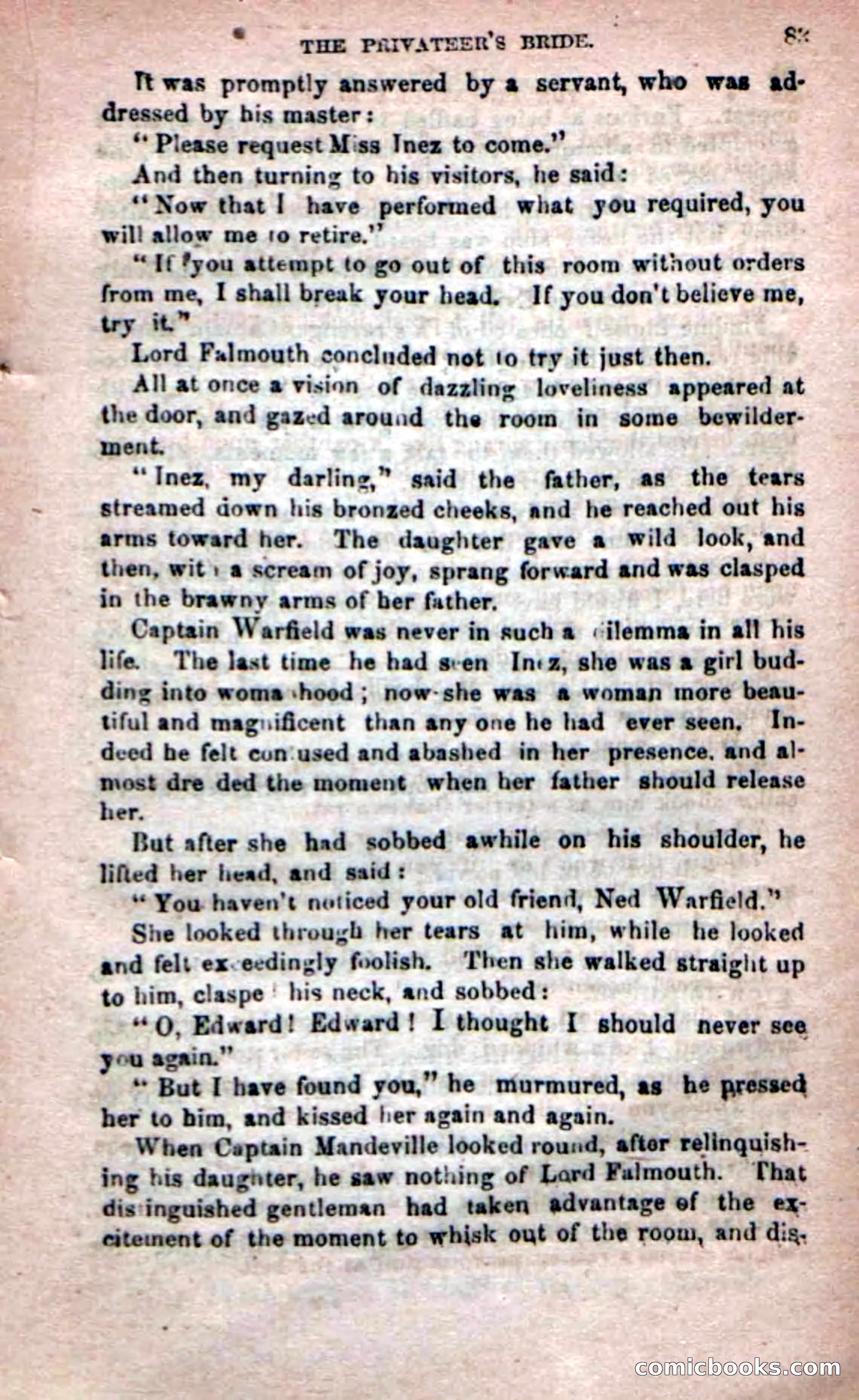 Beadle's Dime Novels No. 233: The Privateer's Bride — page 81 of 100