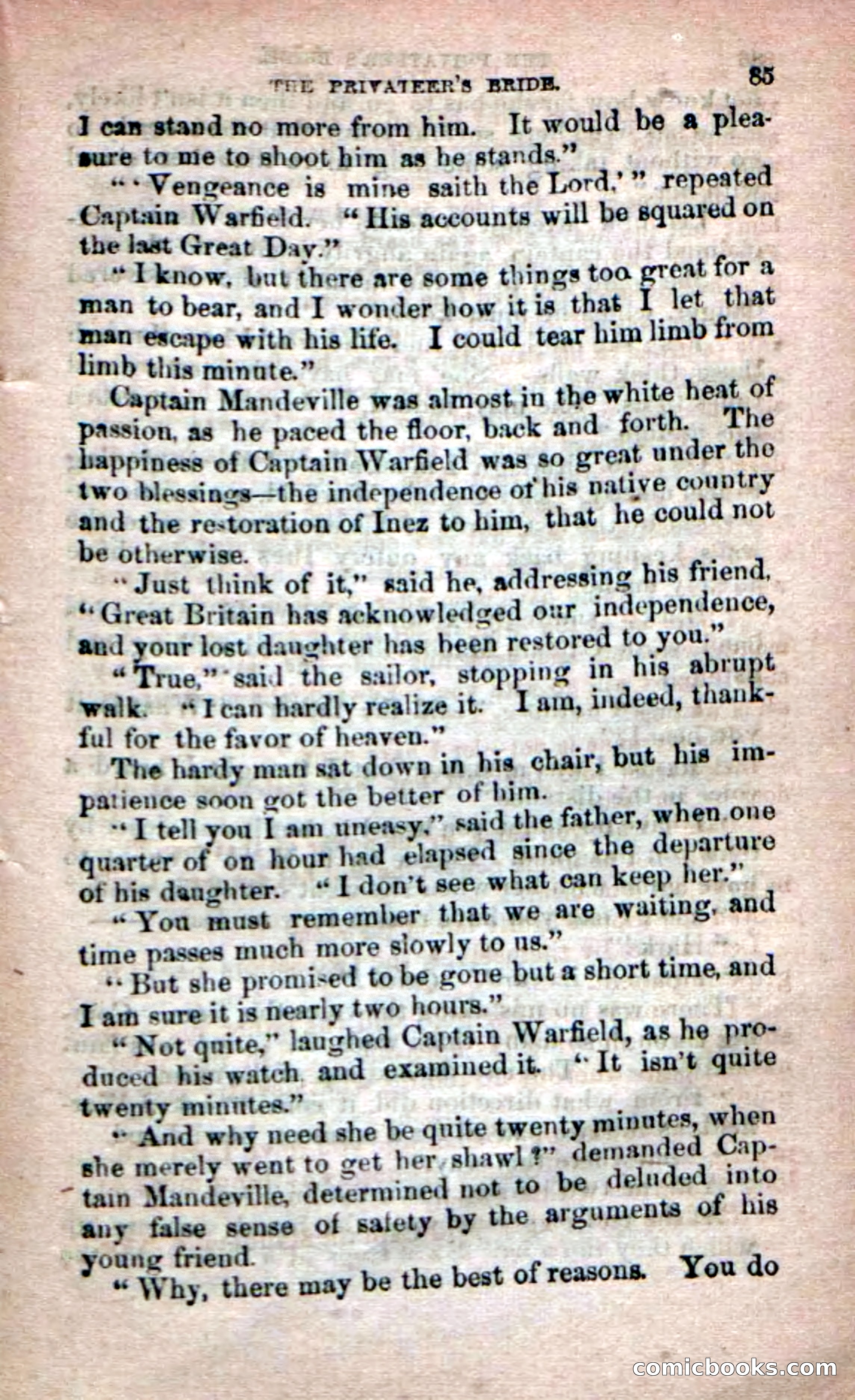 Beadle's Dime Novels No. 233: The Privateer's Bride — page 83 of 100