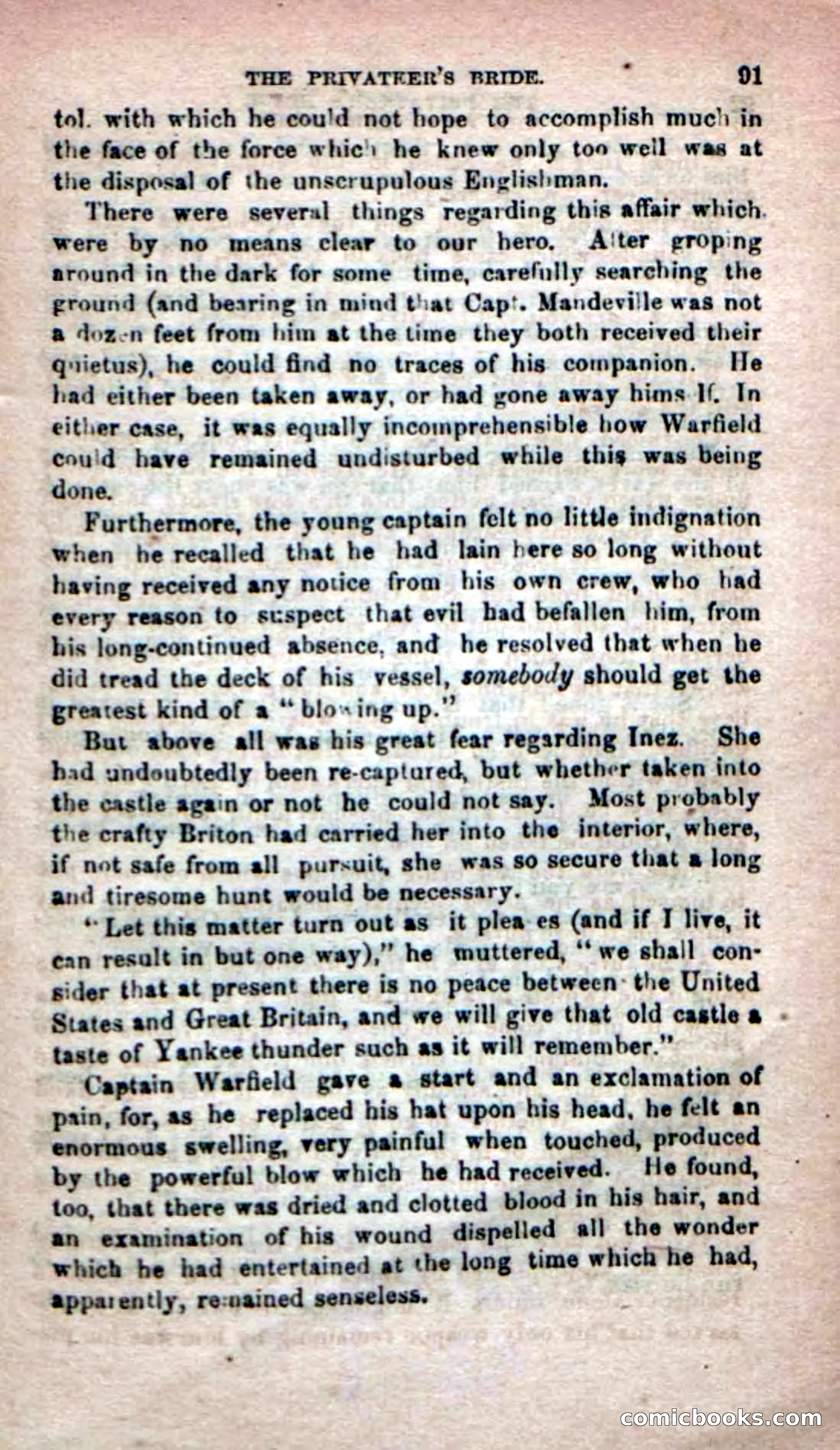 Beadle's Dime Novels No. 233: The Privateer's Bride — page 89 of 100