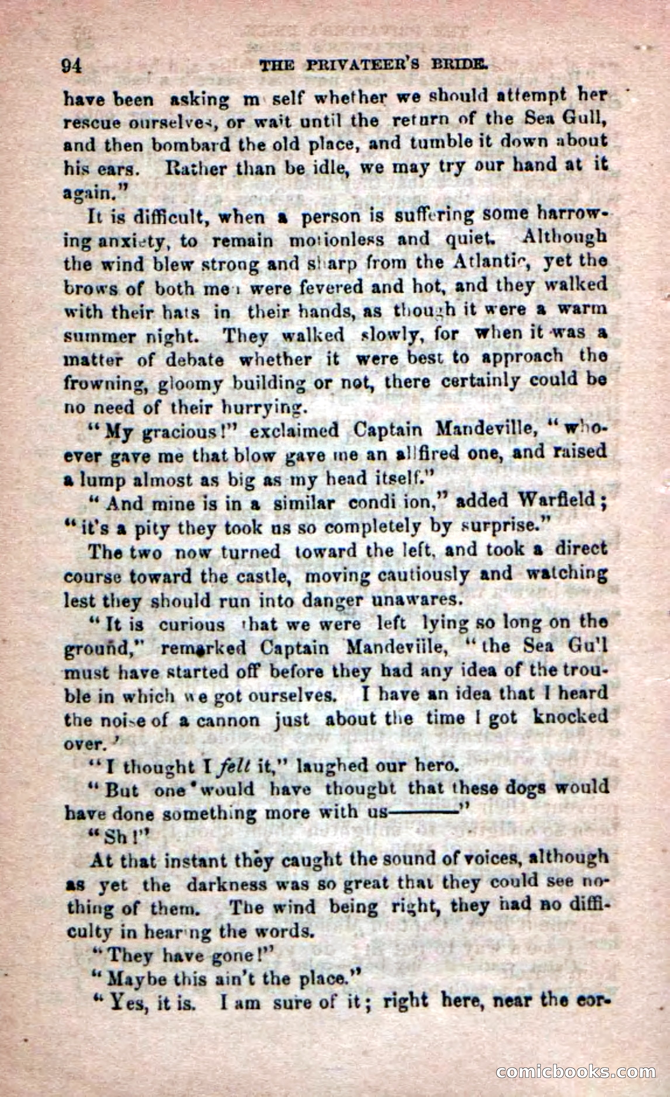 Beadle's Dime Novels No. 233: The Privateer's Bride — page 92 of 100