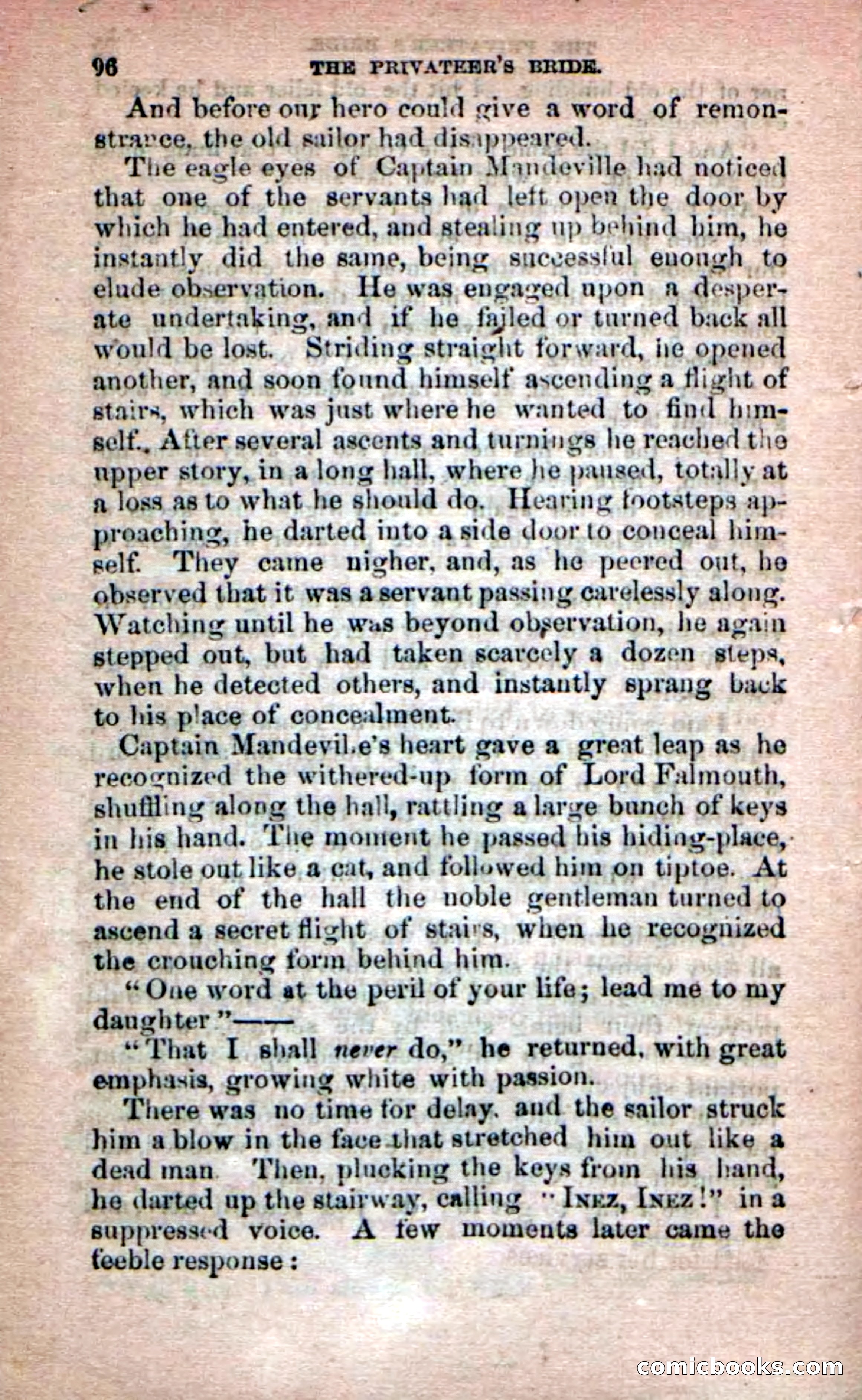 Beadle's Dime Novels No. 233: The Privateer's Bride — page 94 of 100