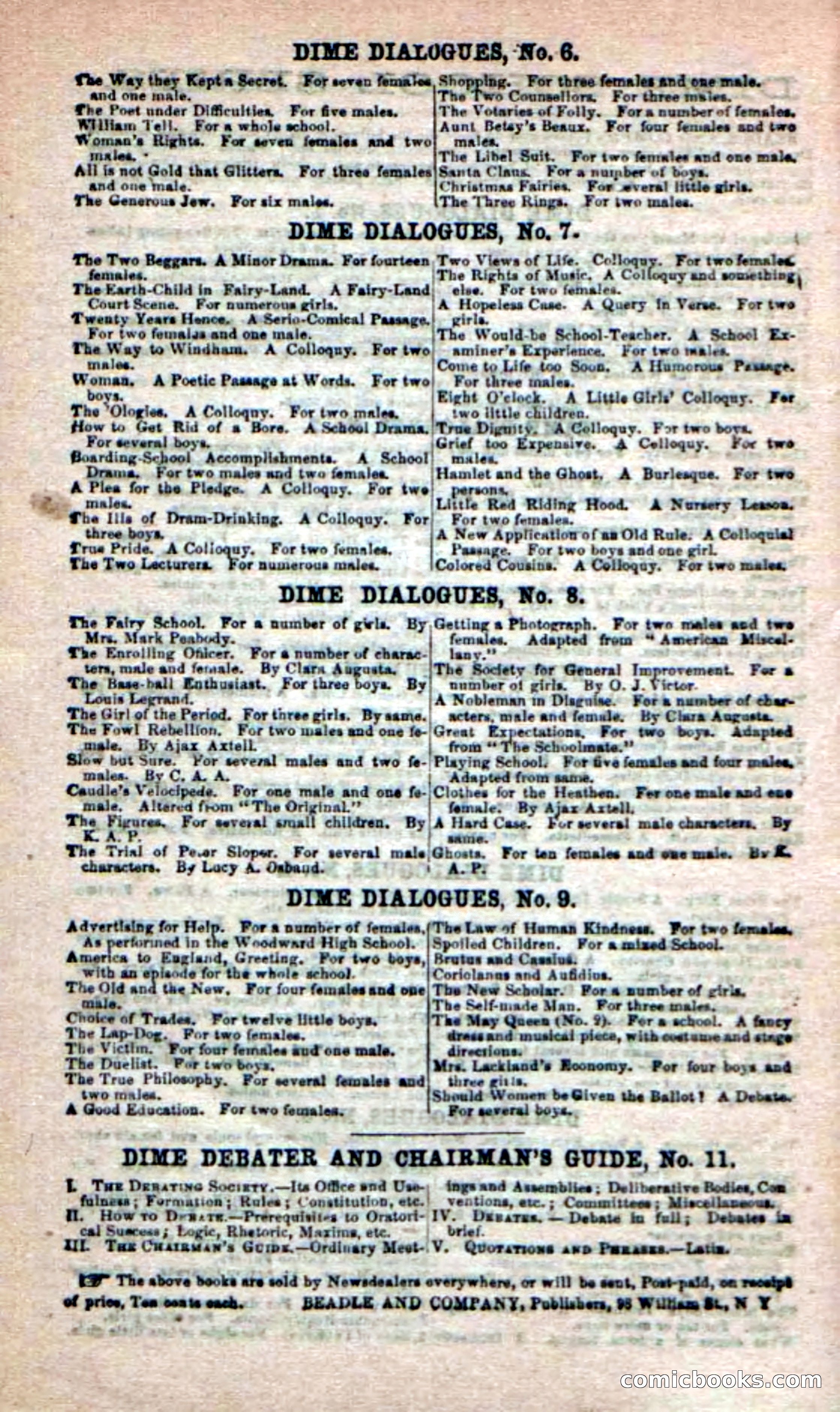 Beadle's Dime Novels No. 233: The Privateer's Bride — page 98 of 100