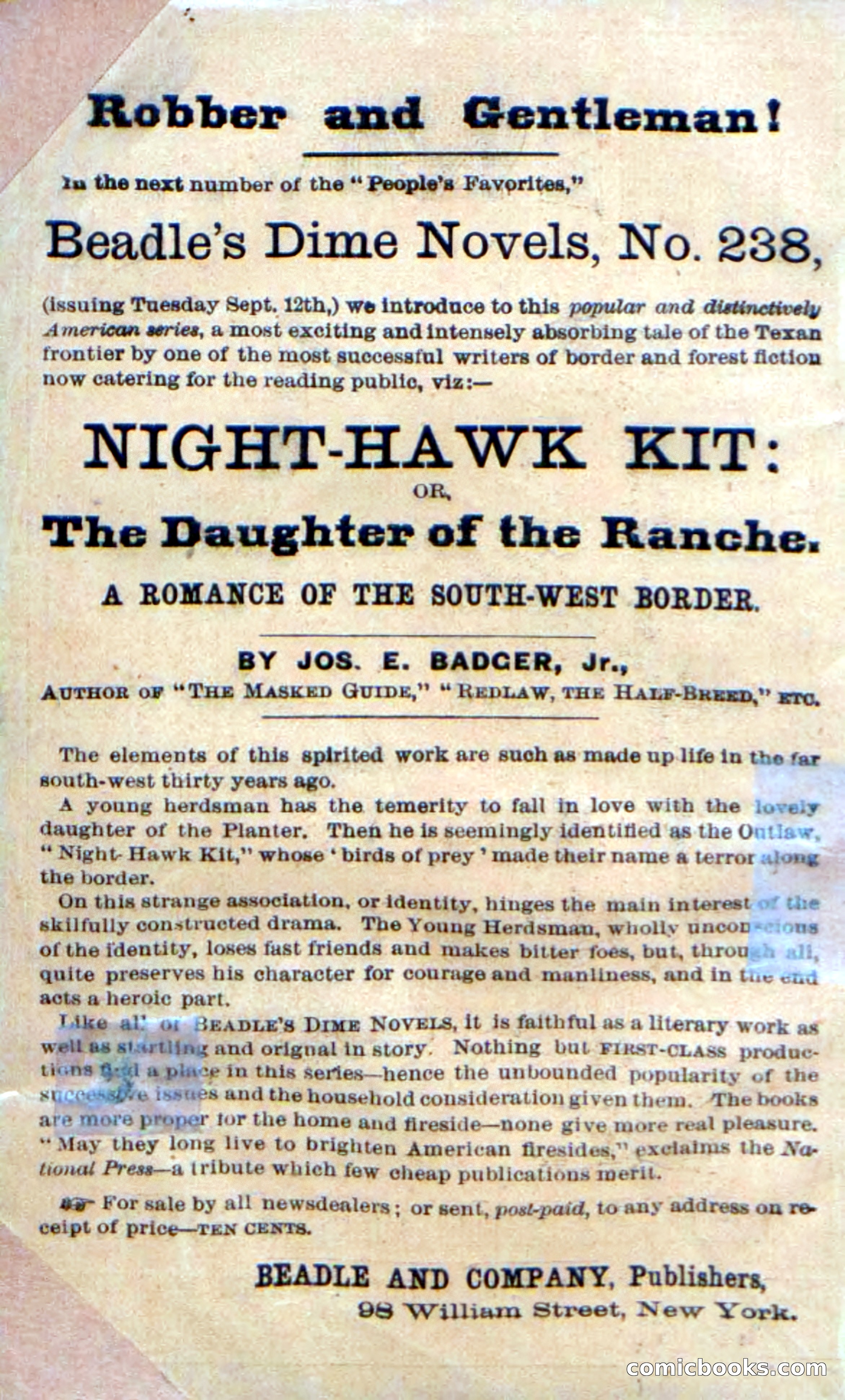 Beadle's Dime Novels No. 237: The Plymouth Scout — page 2 of 100