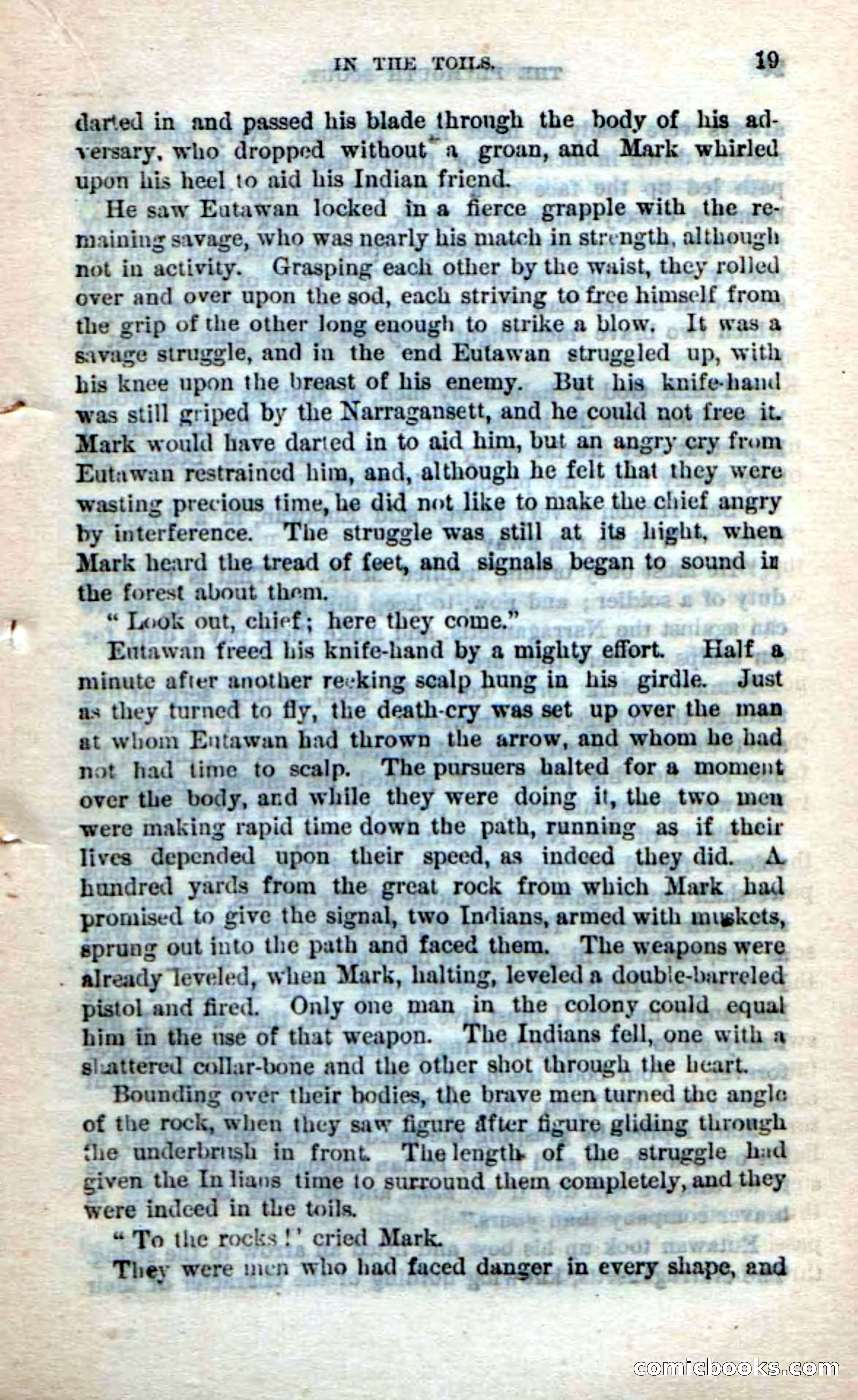 Beadle's Dime Novels No. 237: The Plymouth Scout — page 17 of 100