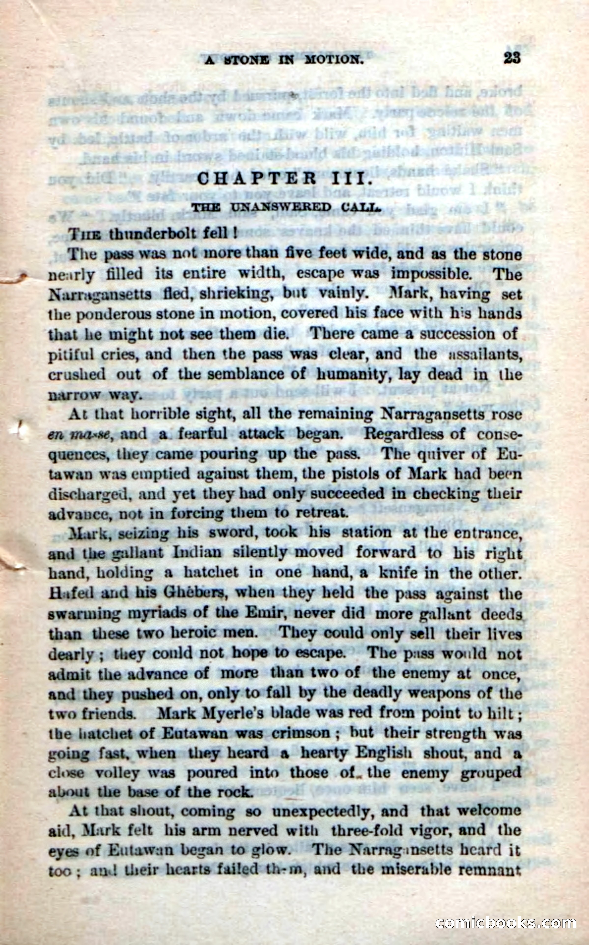 Beadle's Dime Novels No. 237: The Plymouth Scout — page 21 of 100