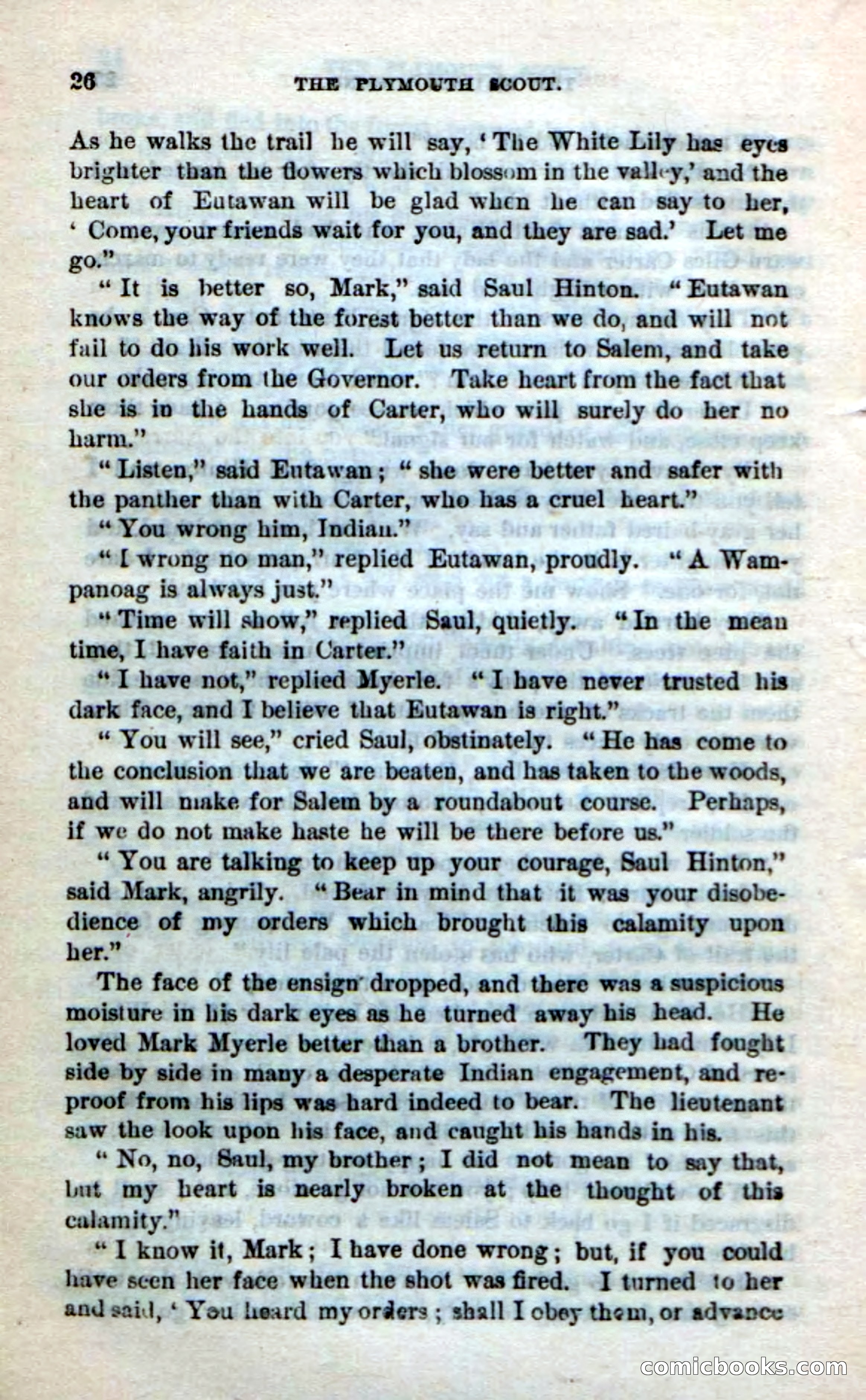 Beadle's Dime Novels No. 237: The Plymouth Scout — page 24 of 100