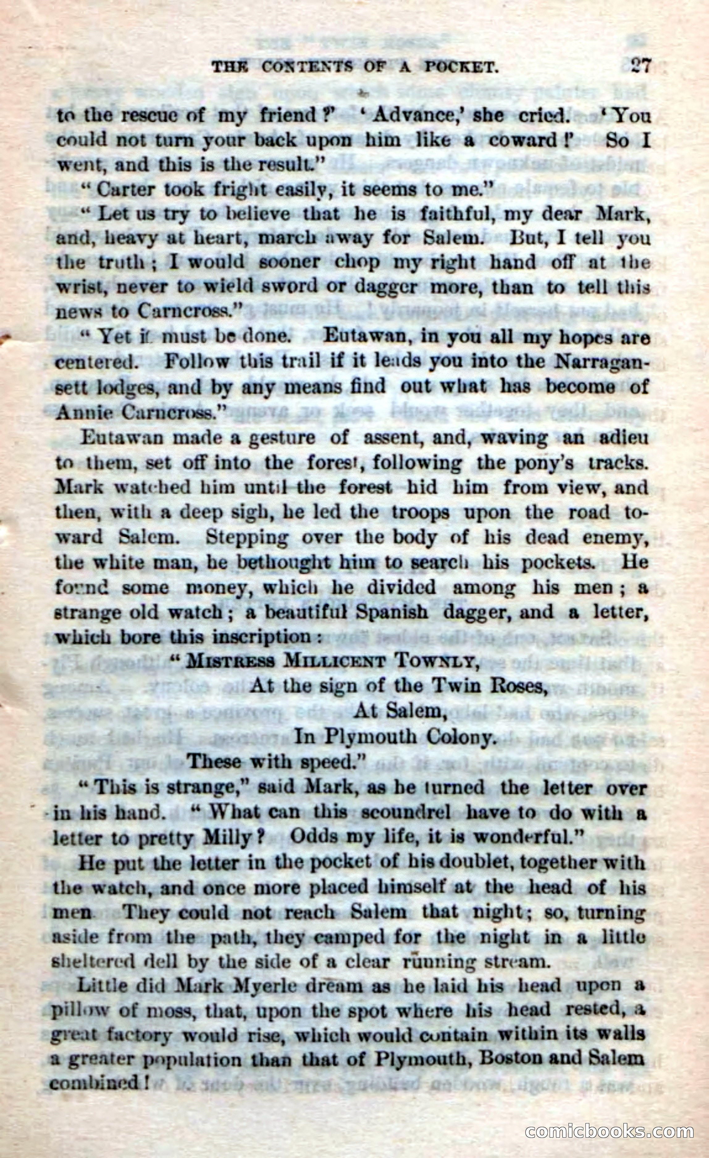 Beadle's Dime Novels No. 237: The Plymouth Scout — page 25 of 100