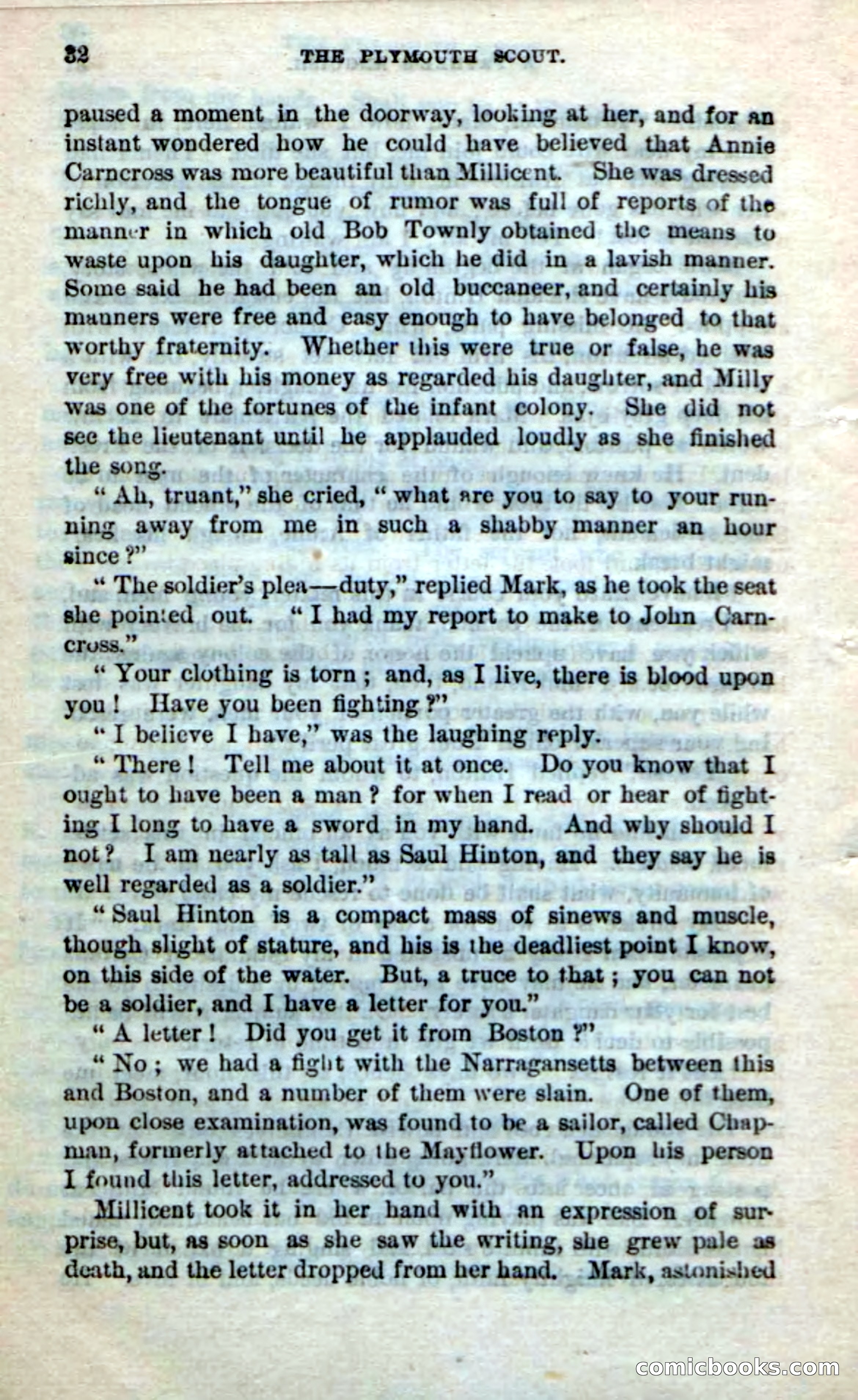 Beadle's Dime Novels No. 237: The Plymouth Scout — page 30 of 100
