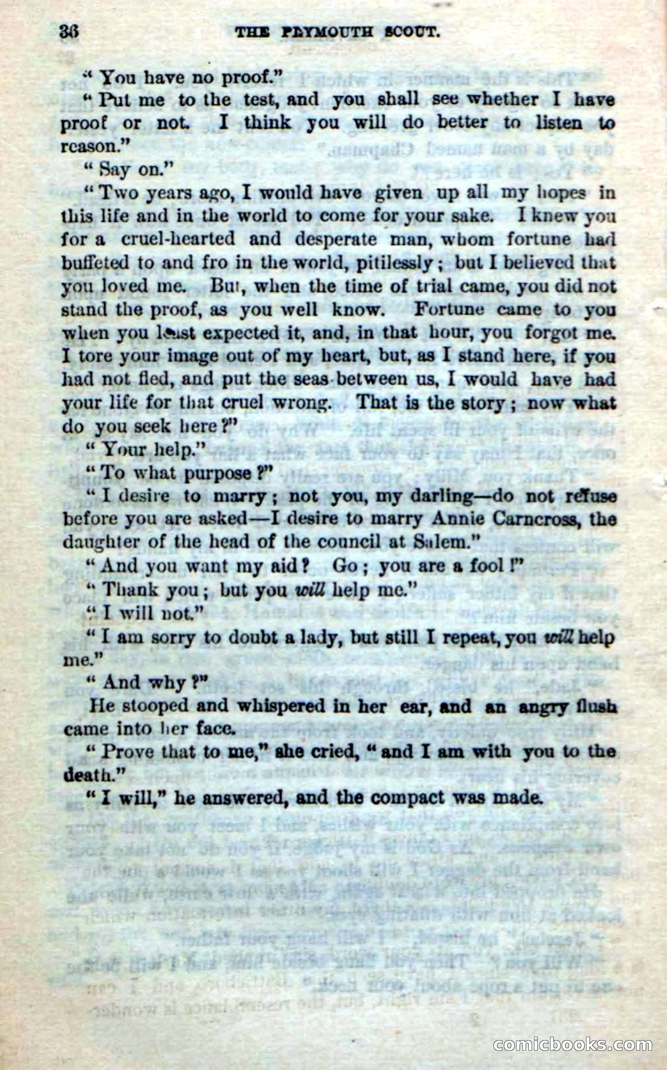 Beadle's Dime Novels No. 237: The Plymouth Scout — page 34 of 100