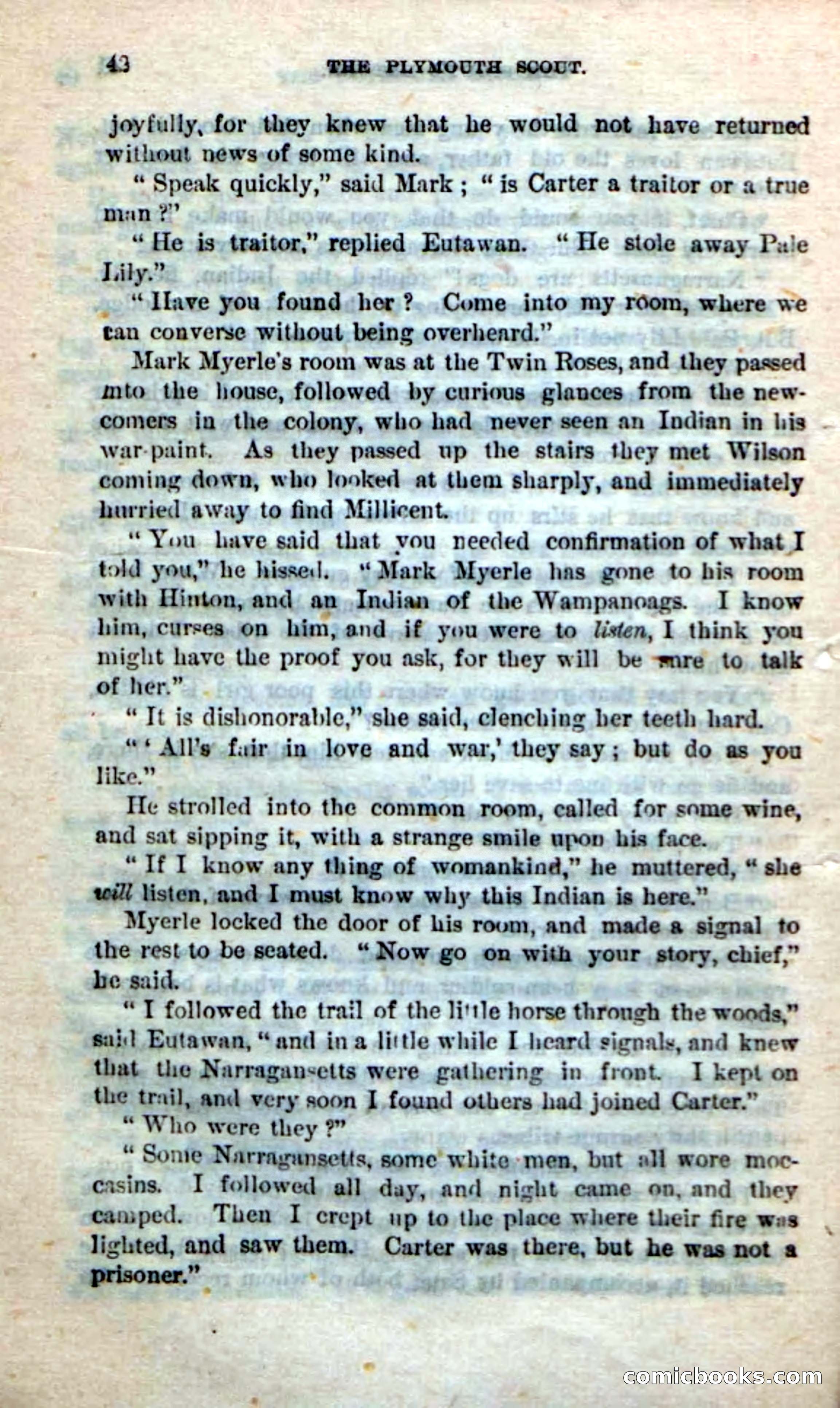 Beadle's Dime Novels No. 237: The Plymouth Scout — page 40 of 100