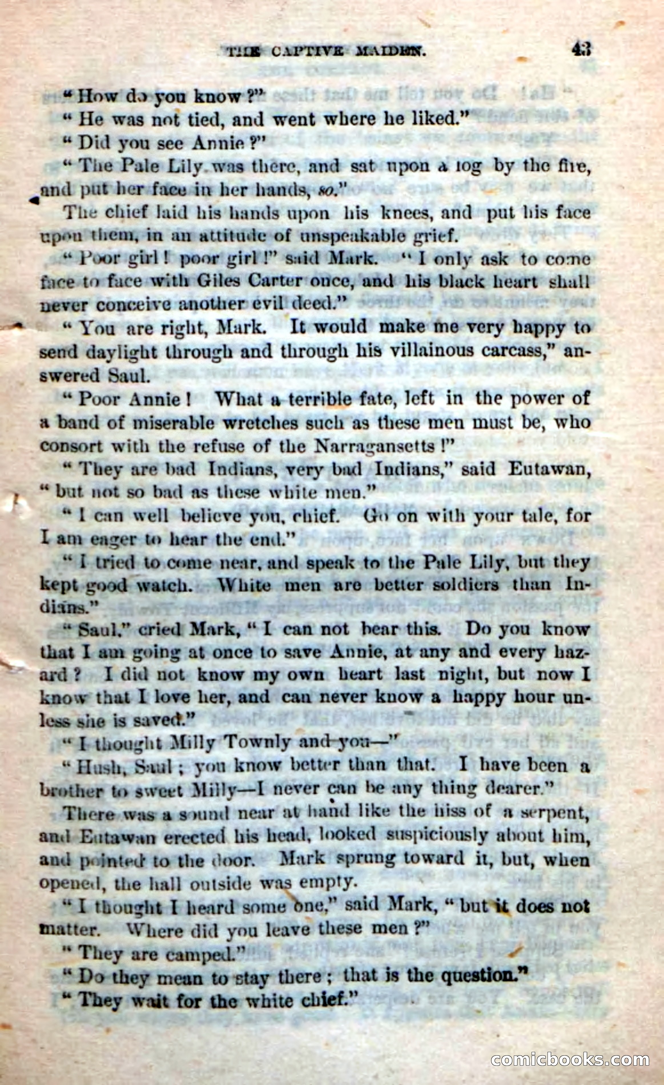 Beadle's Dime Novels No. 237: The Plymouth Scout — page 41 of 100