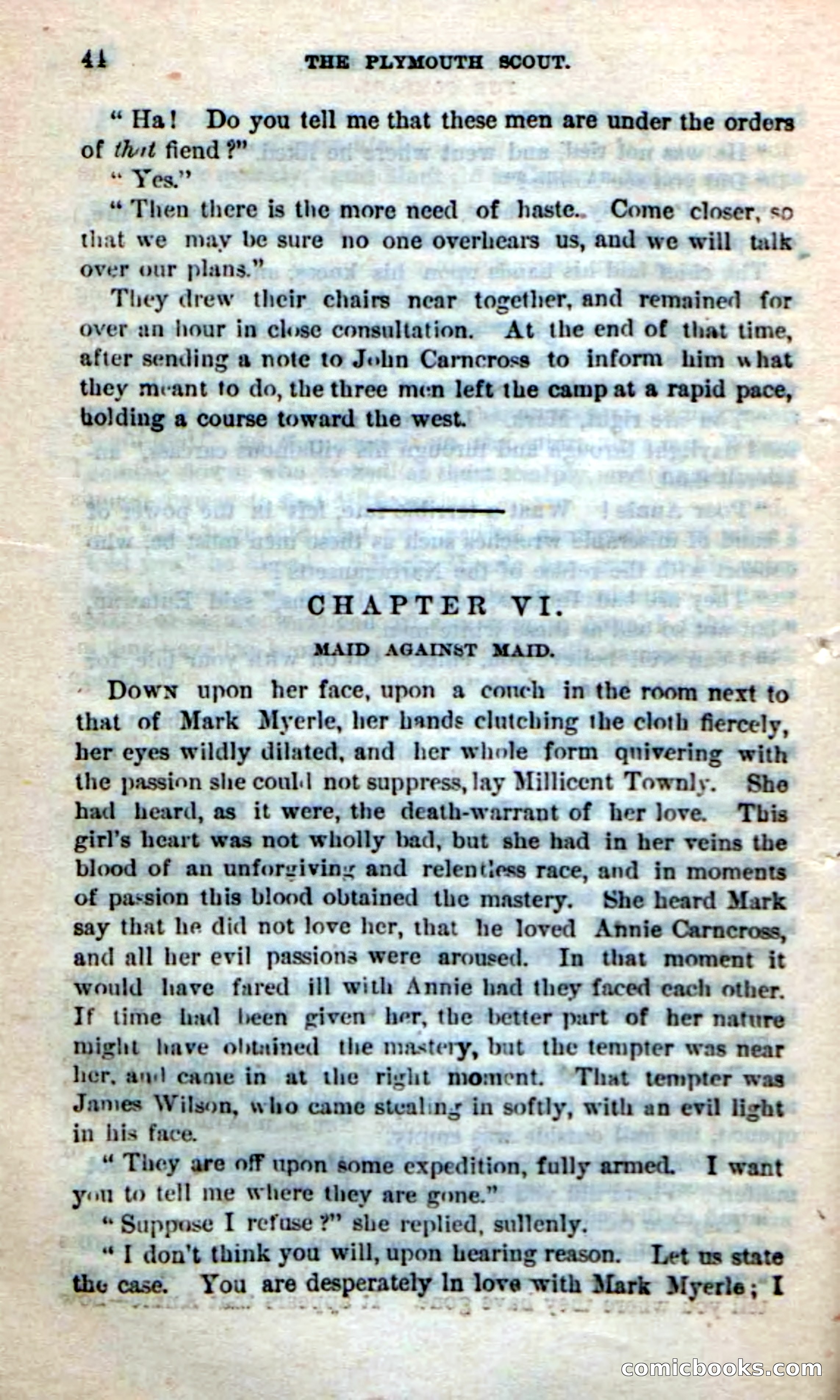 Beadle's Dime Novels No. 237: The Plymouth Scout — page 42 of 100