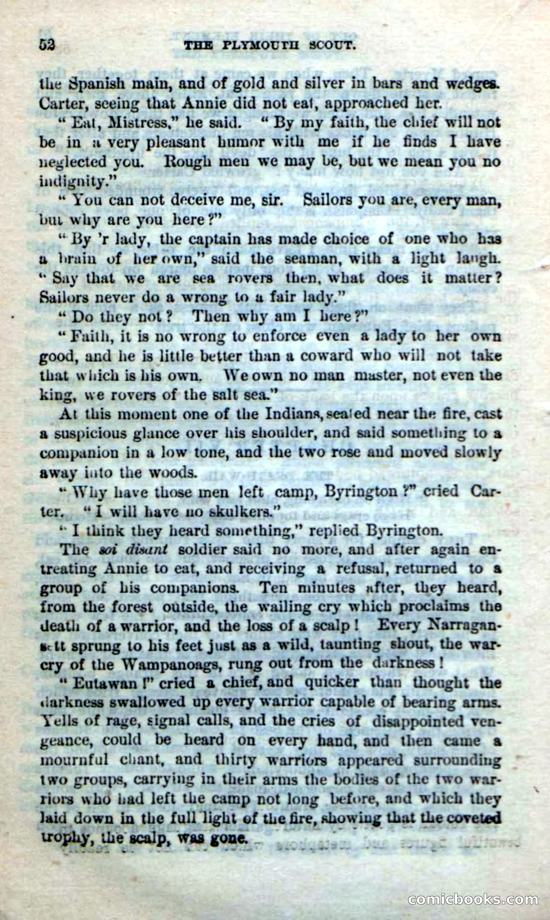 Beadle's Dime Novels No. 237: The Plymouth Scout — page 50 of 100