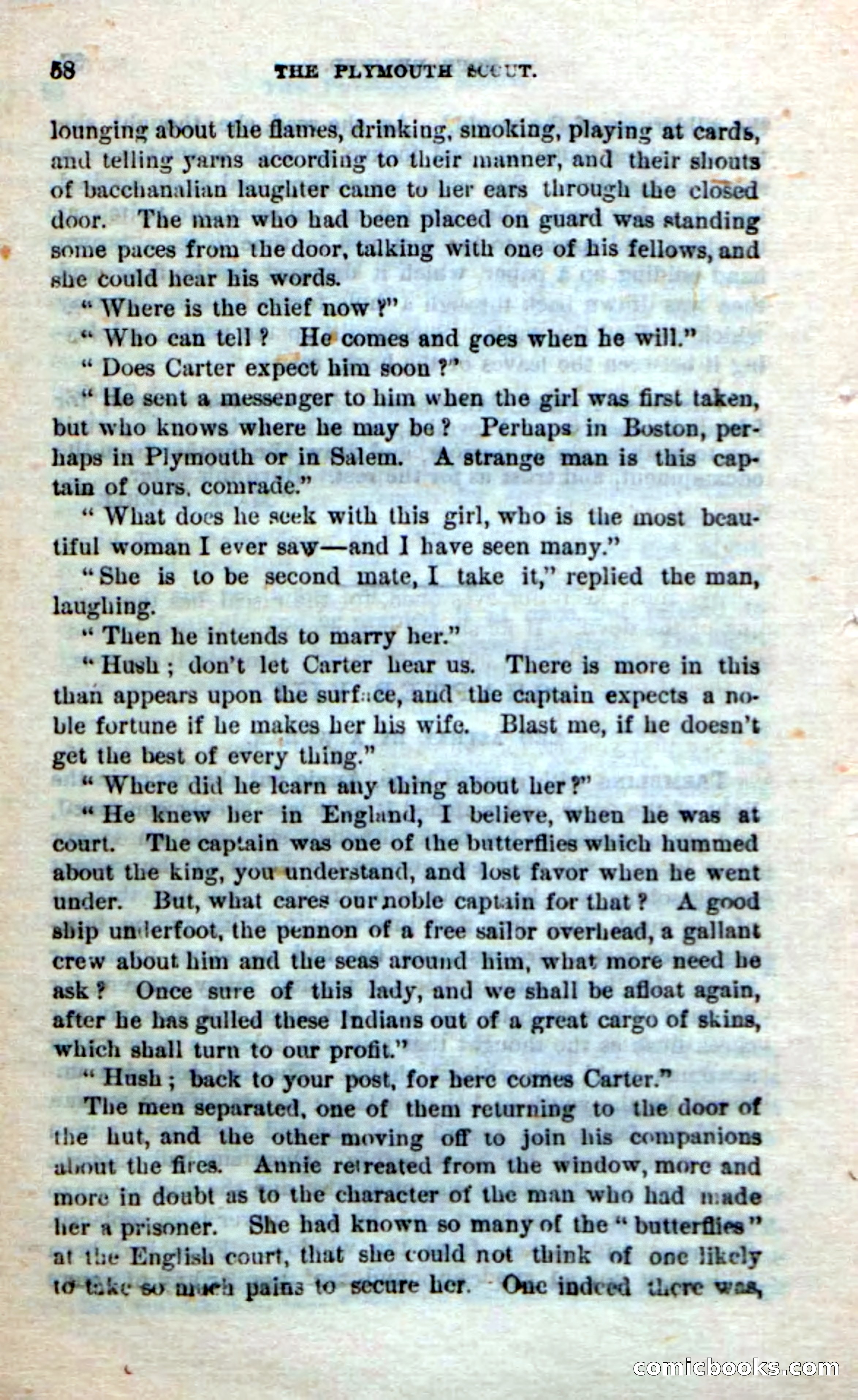 Beadle's Dime Novels No. 237: The Plymouth Scout — page 56 of 100