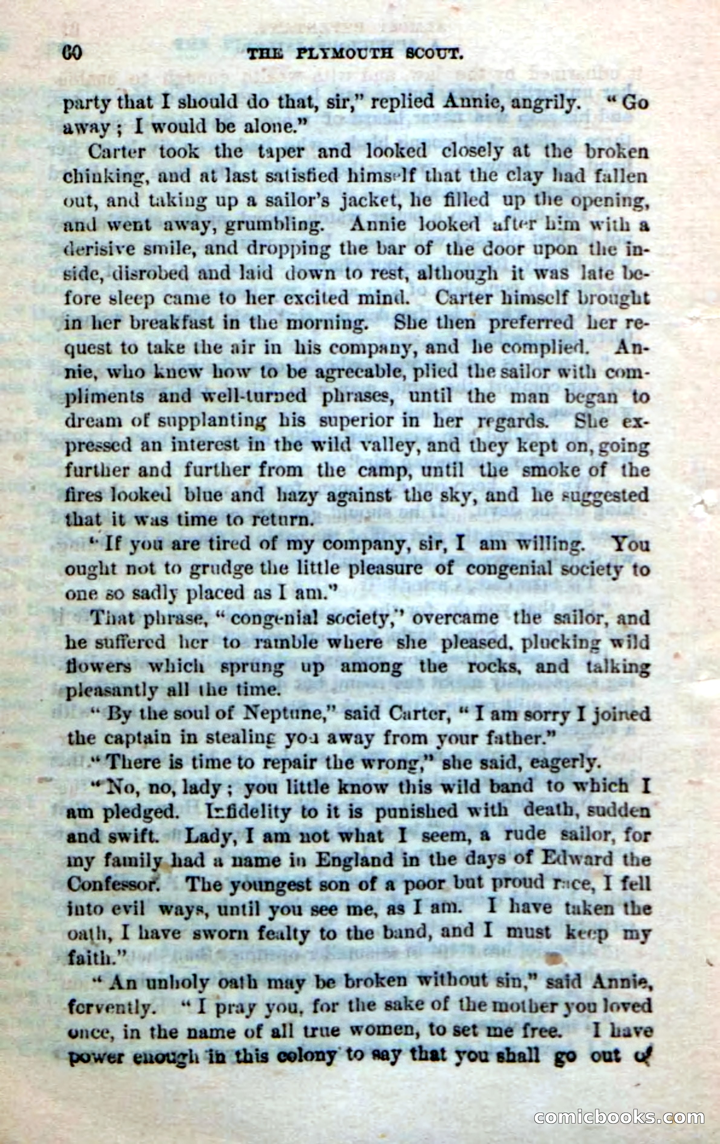 Beadle's Dime Novels No. 237: The Plymouth Scout — page 58 of 100