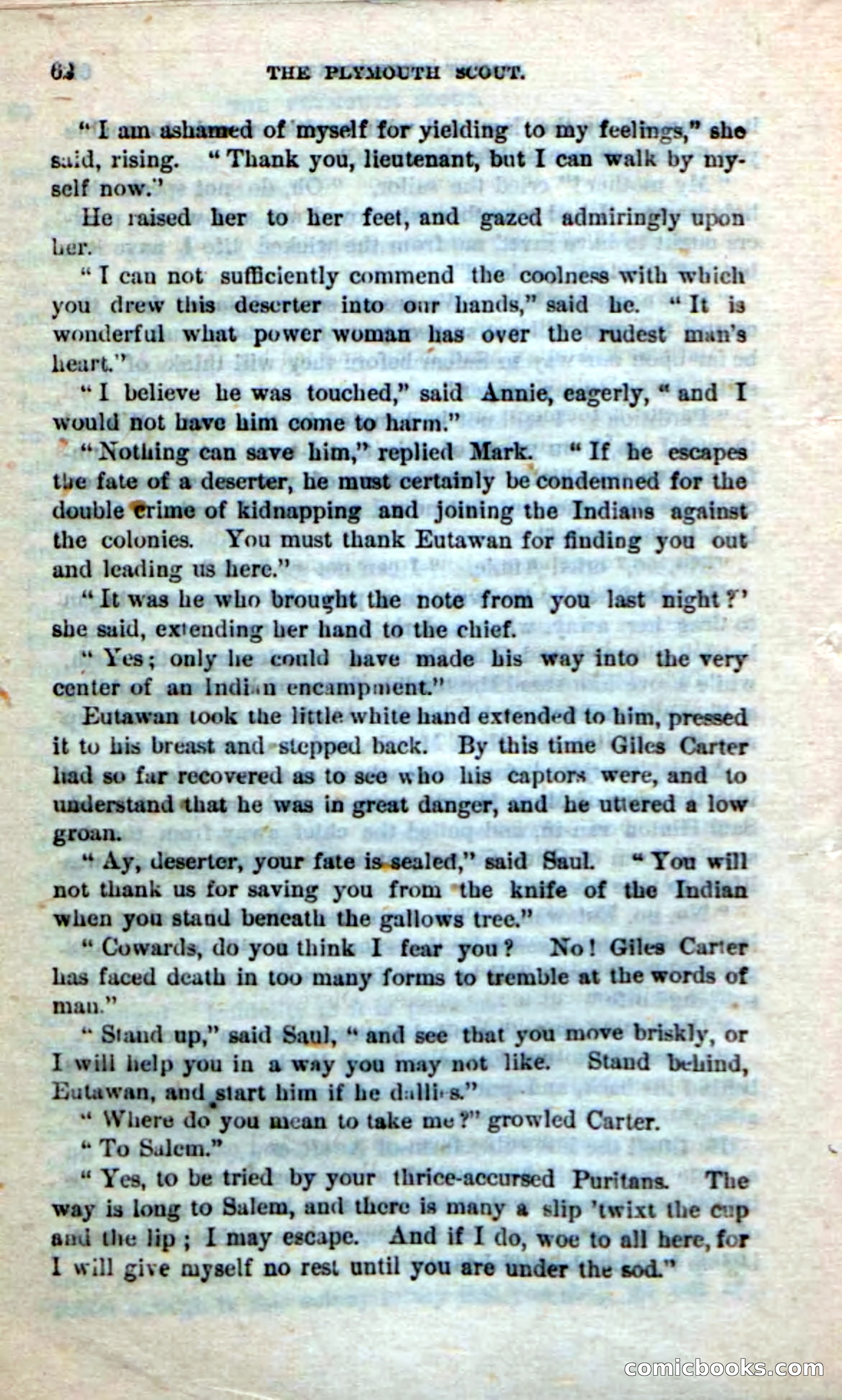 Beadle's Dime Novels No. 237: The Plymouth Scout — page 60 of 100