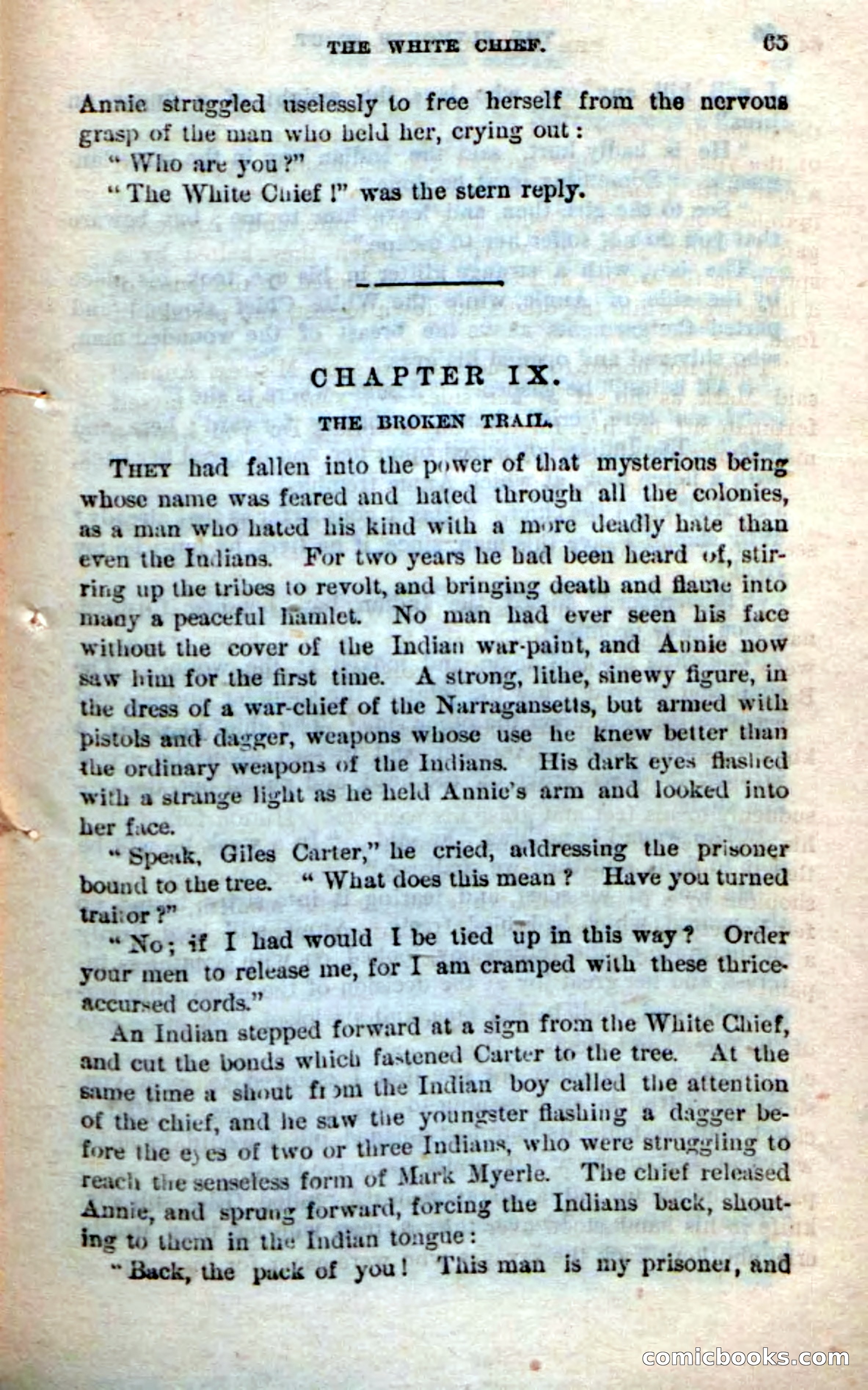 Beadle's Dime Novels No. 237: The Plymouth Scout — page 63 of 100