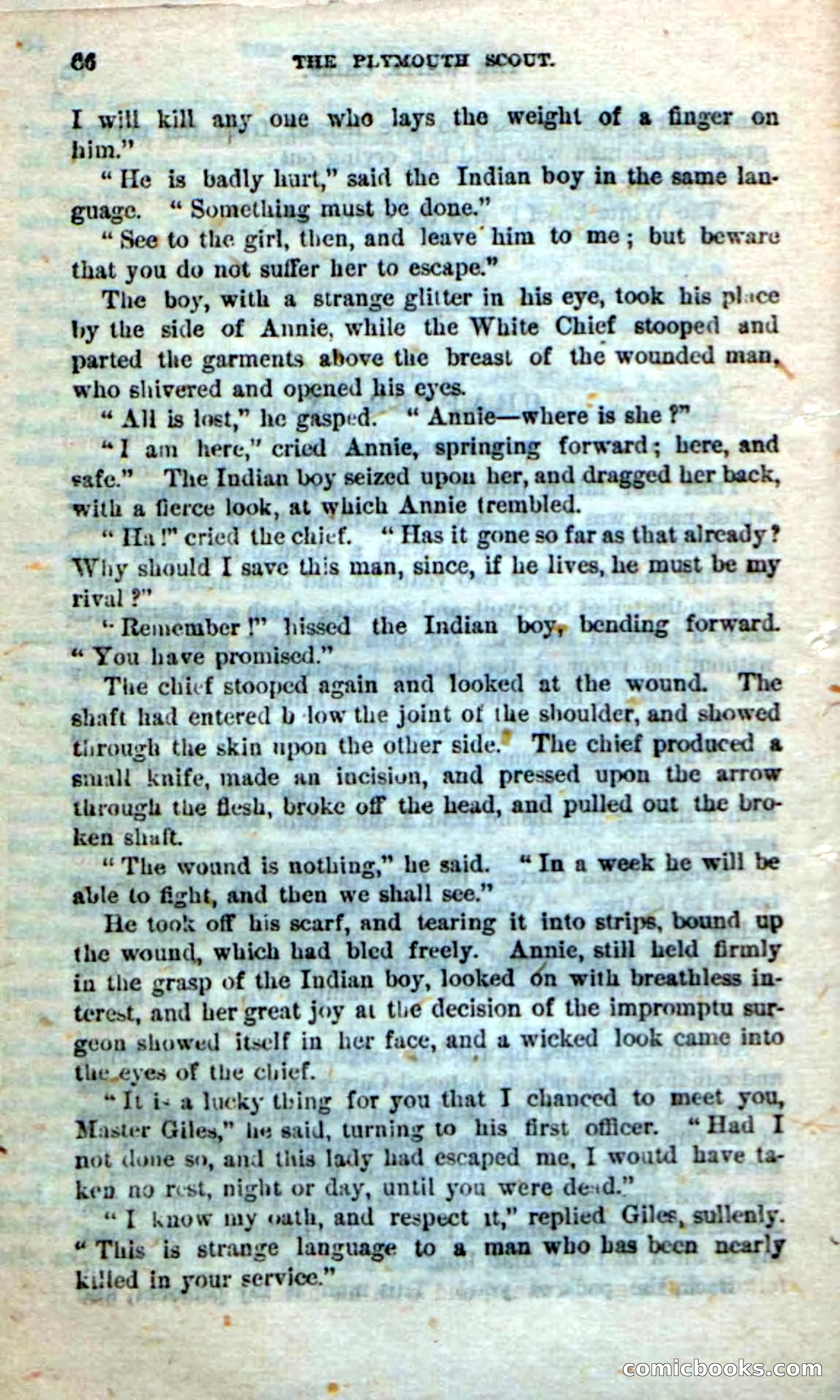 Beadle's Dime Novels No. 237: The Plymouth Scout — page 64 of 100