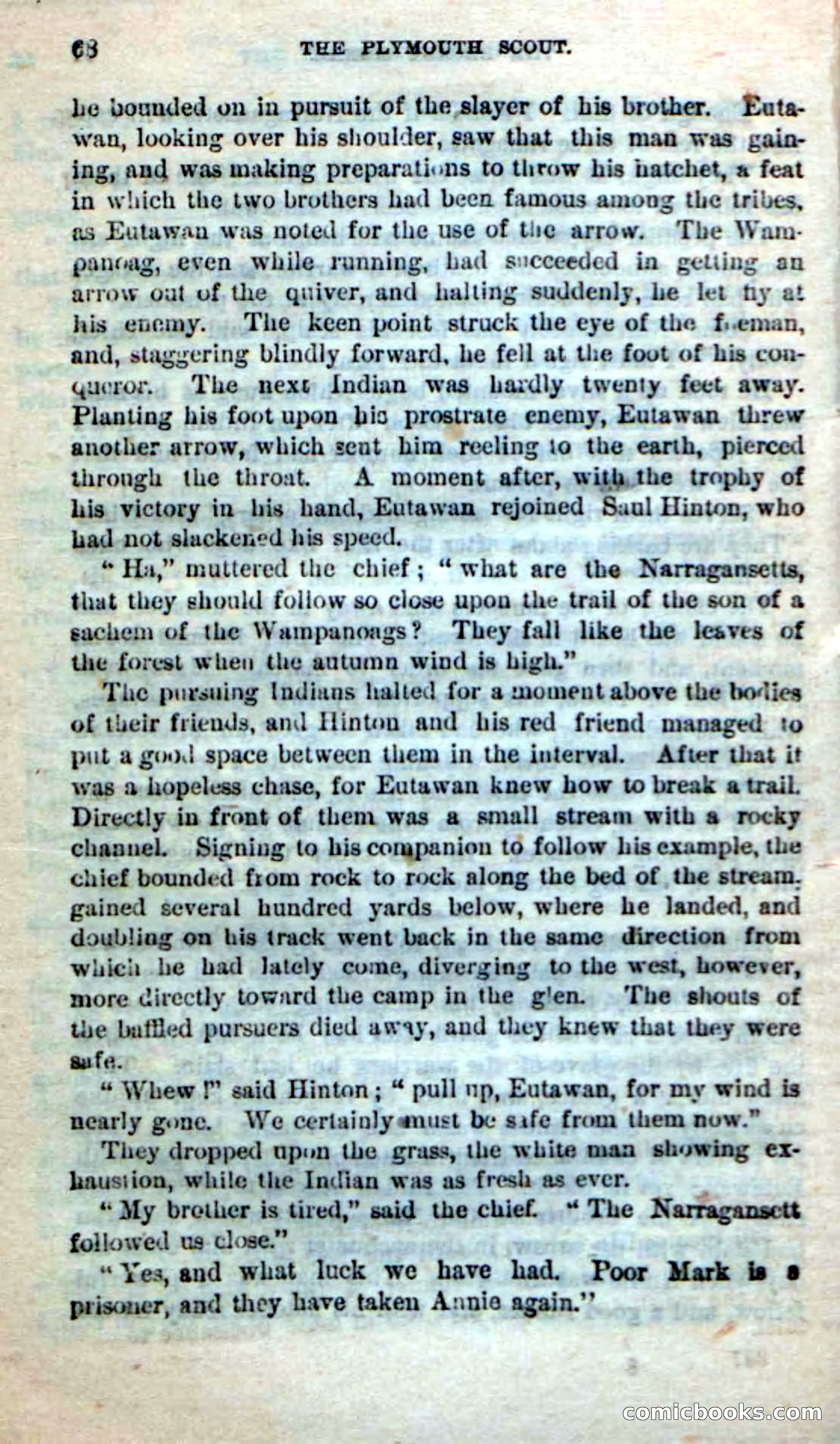 Beadle's Dime Novels No. 237: The Plymouth Scout — page 66 of 100
