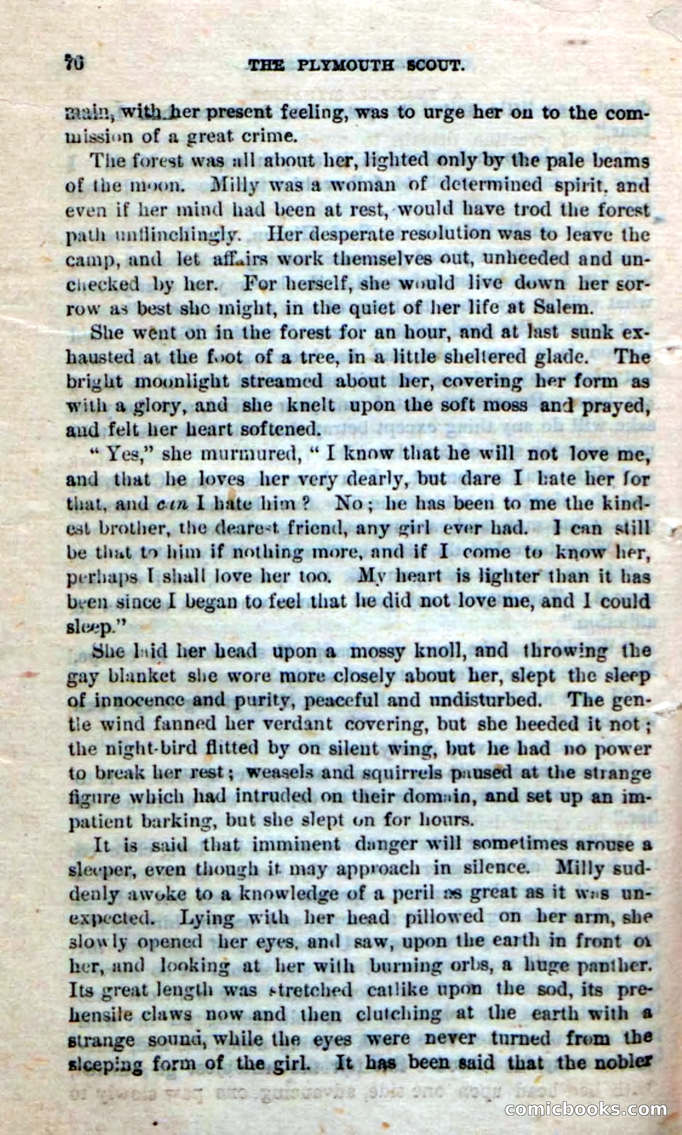 Beadle's Dime Novels No. 237: The Plymouth Scout — page 74 of 100