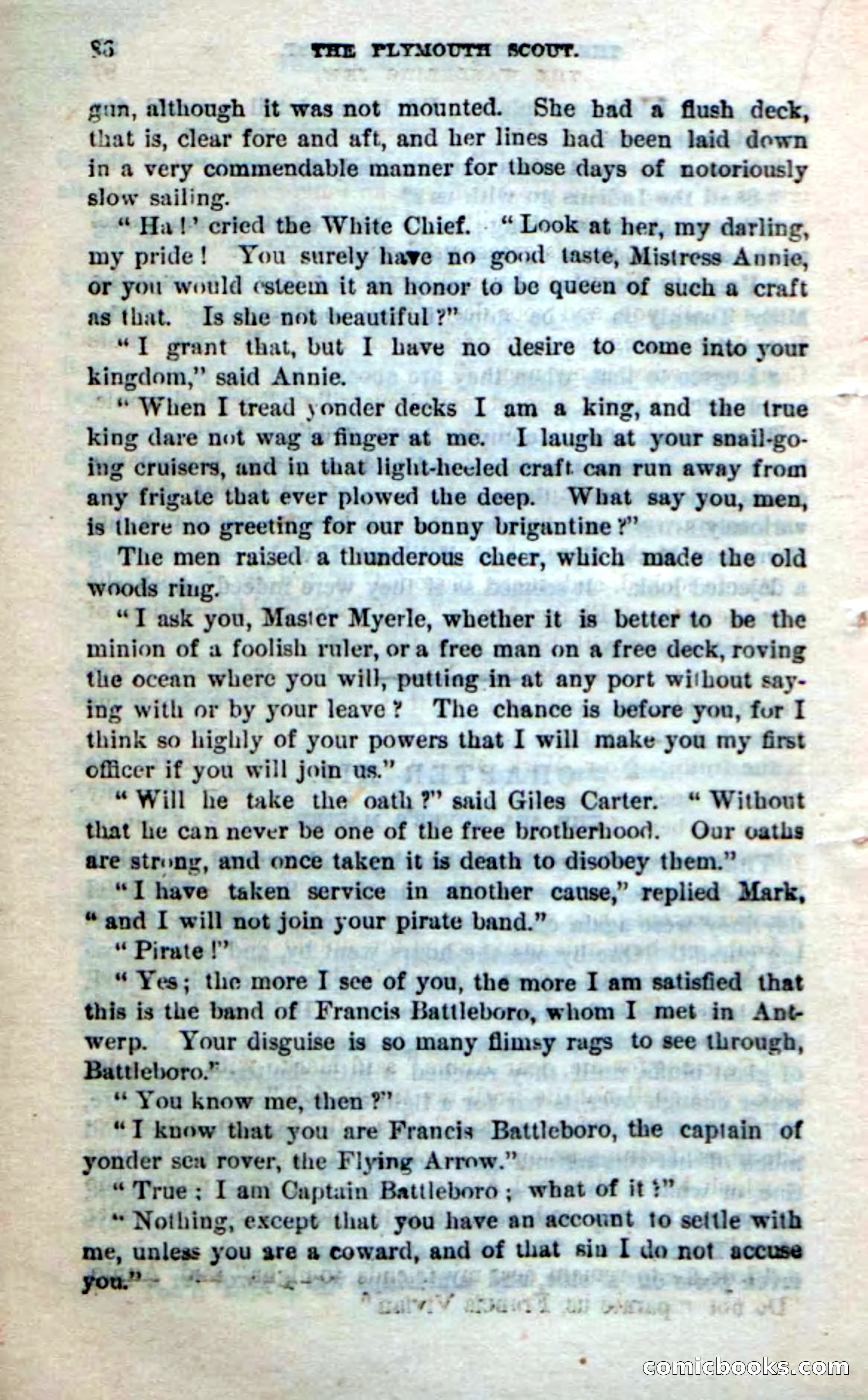 Beadle's Dime Novels No. 237: The Plymouth Scout — page 84 of 100