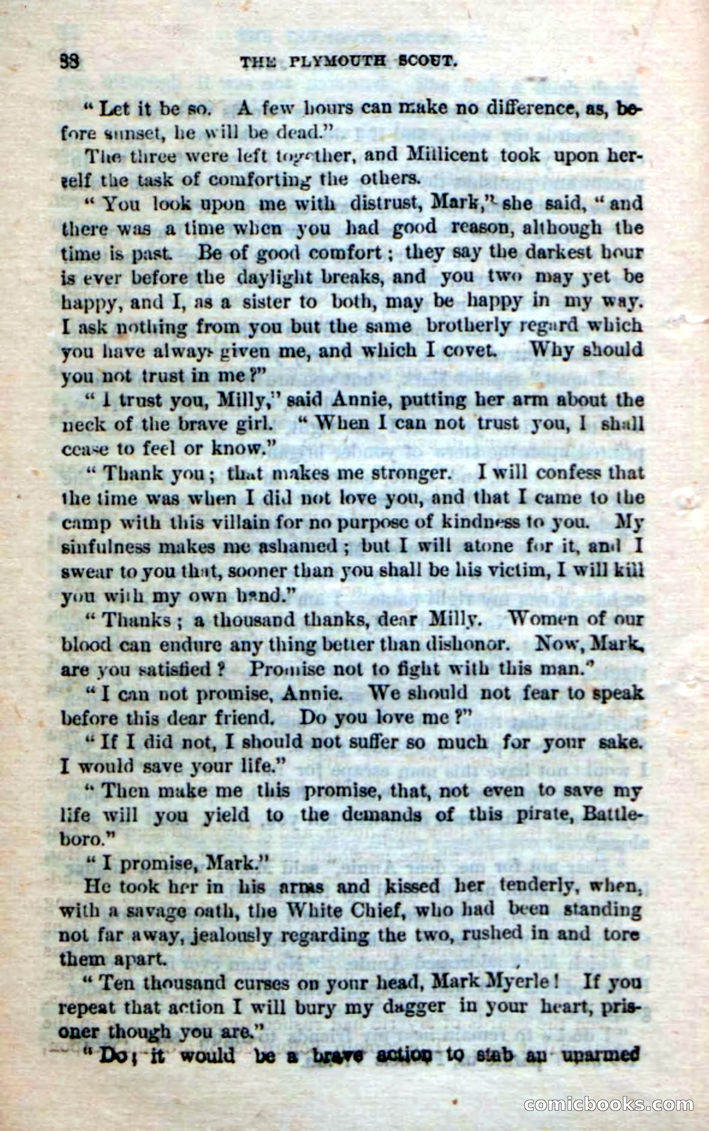 Beadle's Dime Novels No. 237: The Plymouth Scout — page 86 of 100