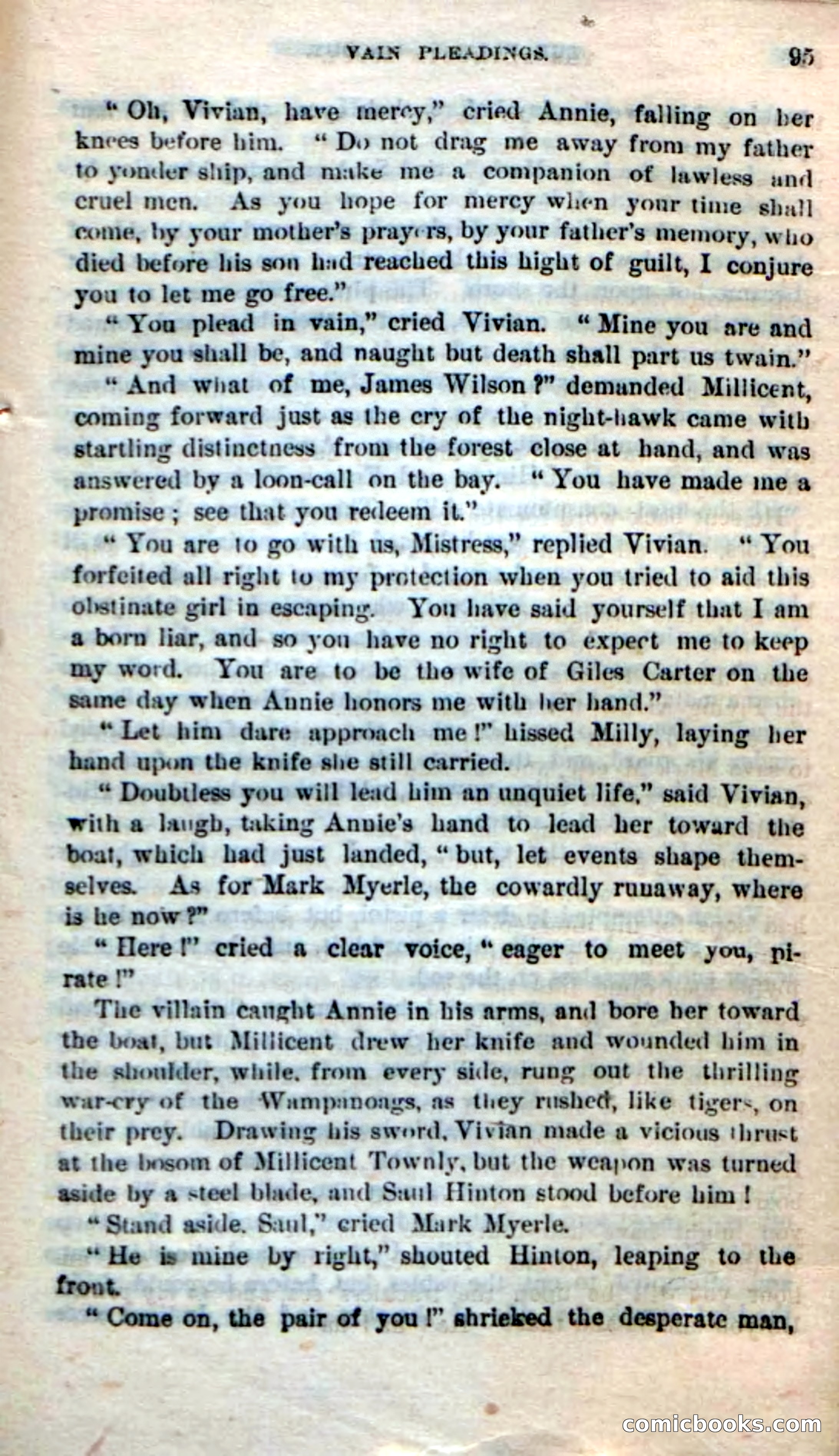 Beadle's Dime Novels No. 237: The Plymouth Scout — page 93 of 100
