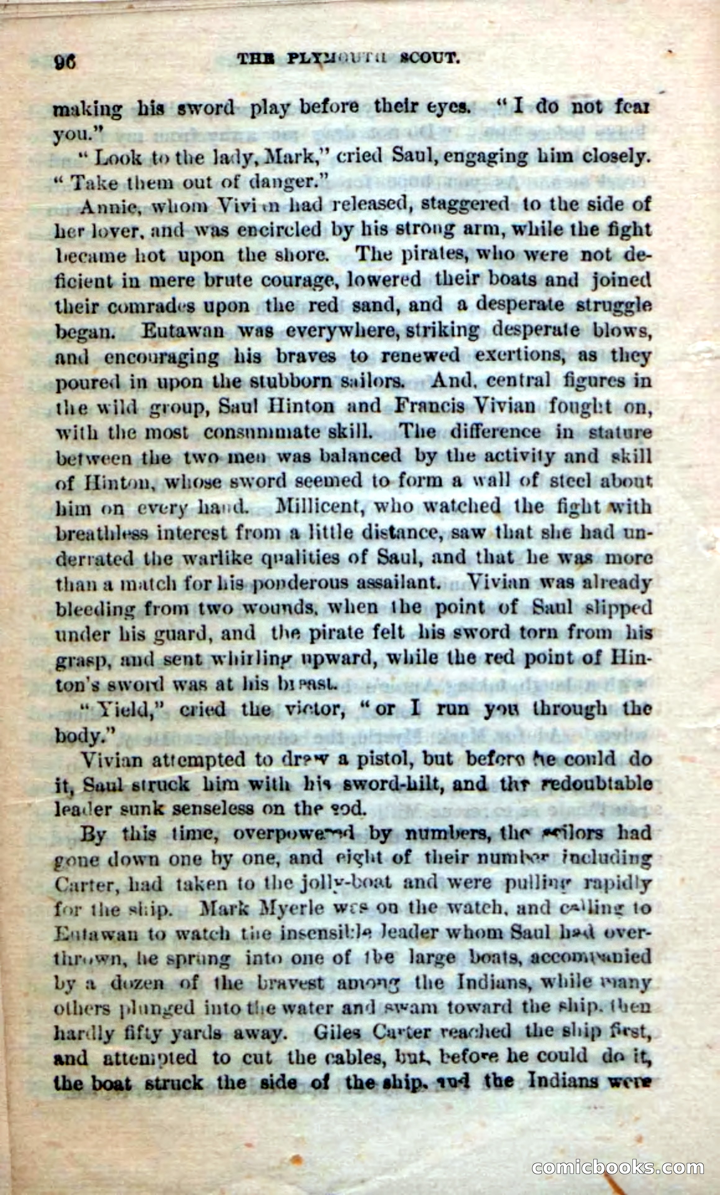 Beadle's Dime Novels No. 237: The Plymouth Scout — page 94 of 100
