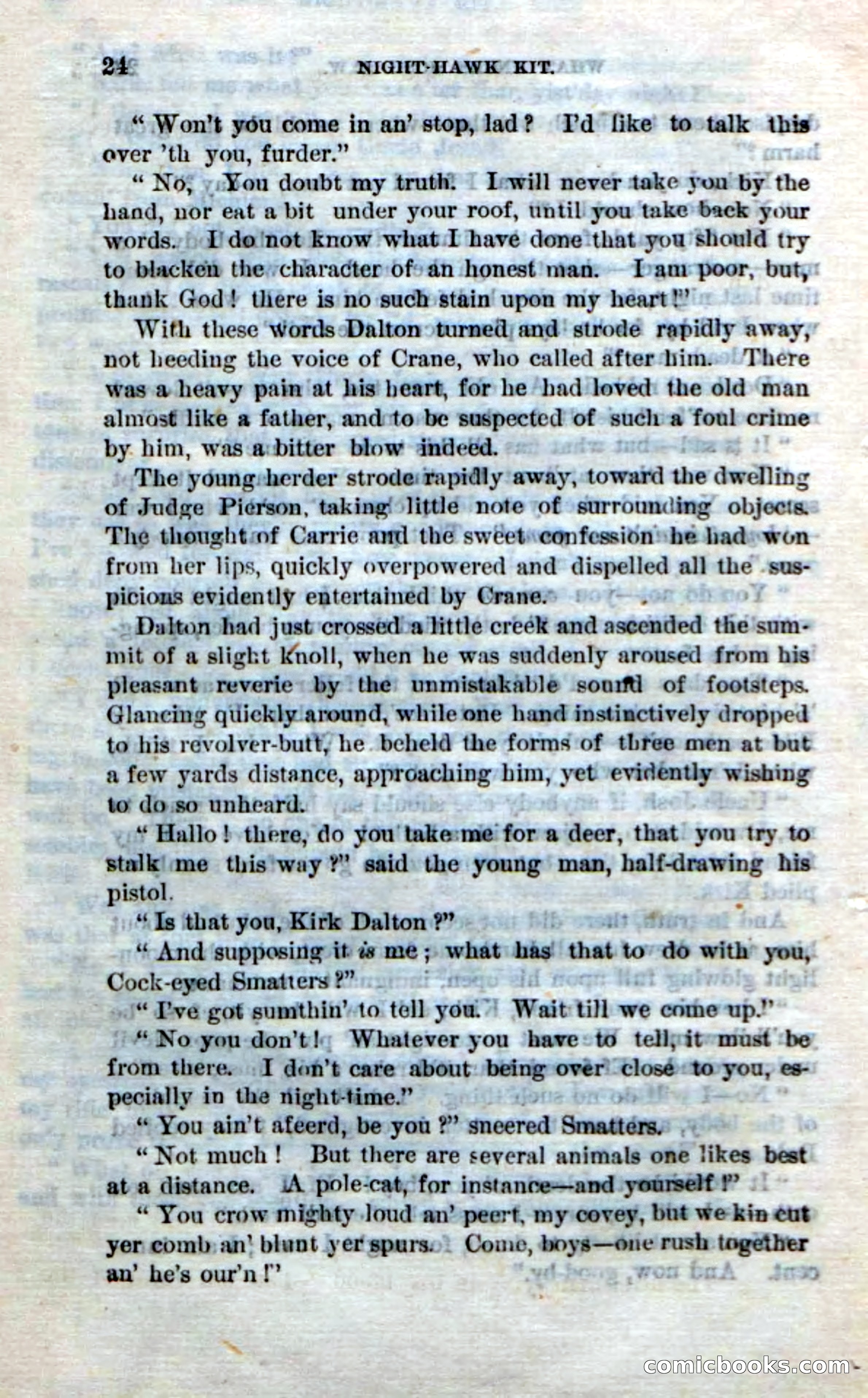 Beadle's Dime Novels No. 238: Night-Hawk Kit — page 22 of 100