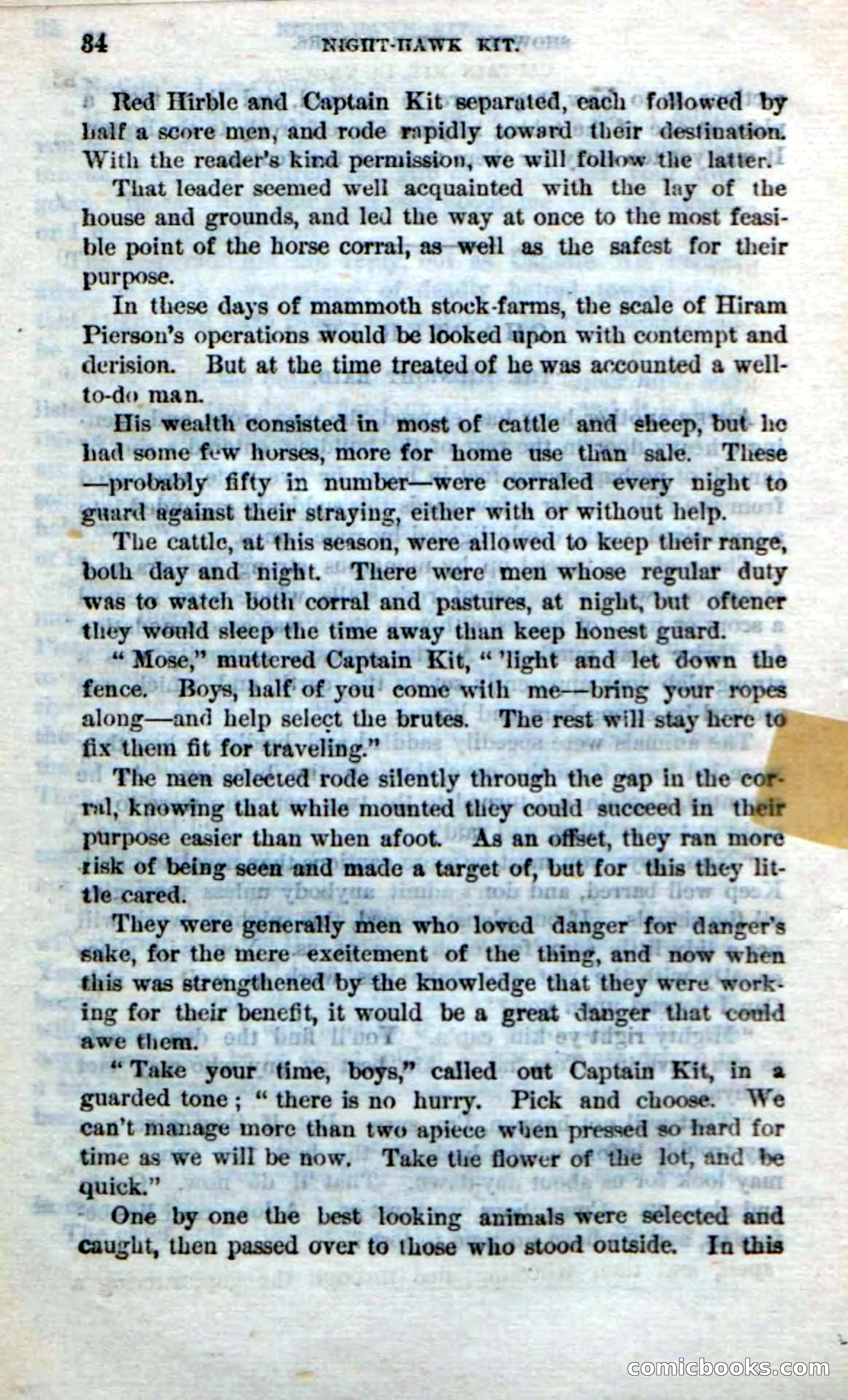 Beadle's Dime Novels No. 238: Night-Hawk Kit — page 32 of 100