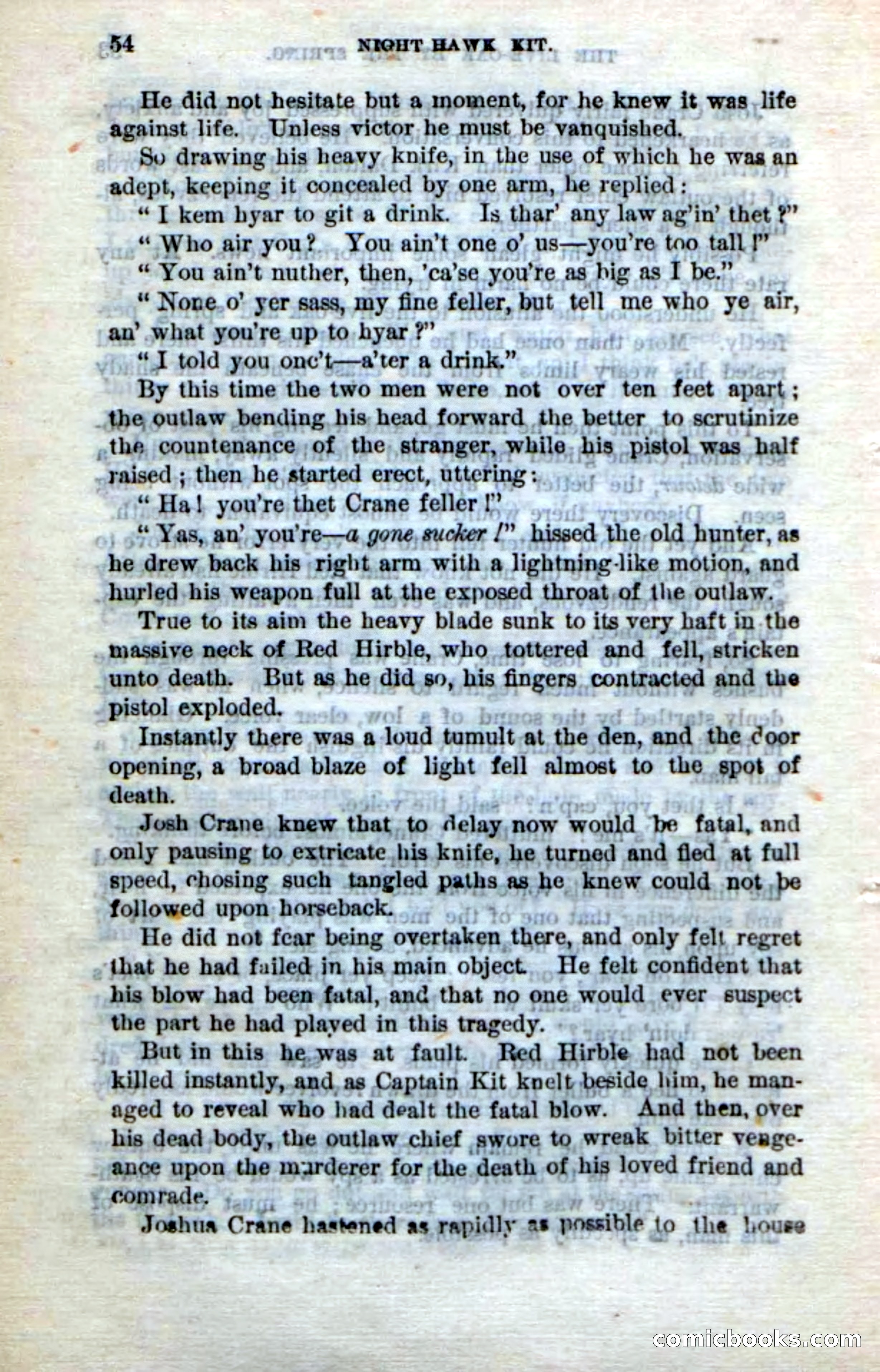 Beadle's Dime Novels No. 238: Night-Hawk Kit — page 52 of 100