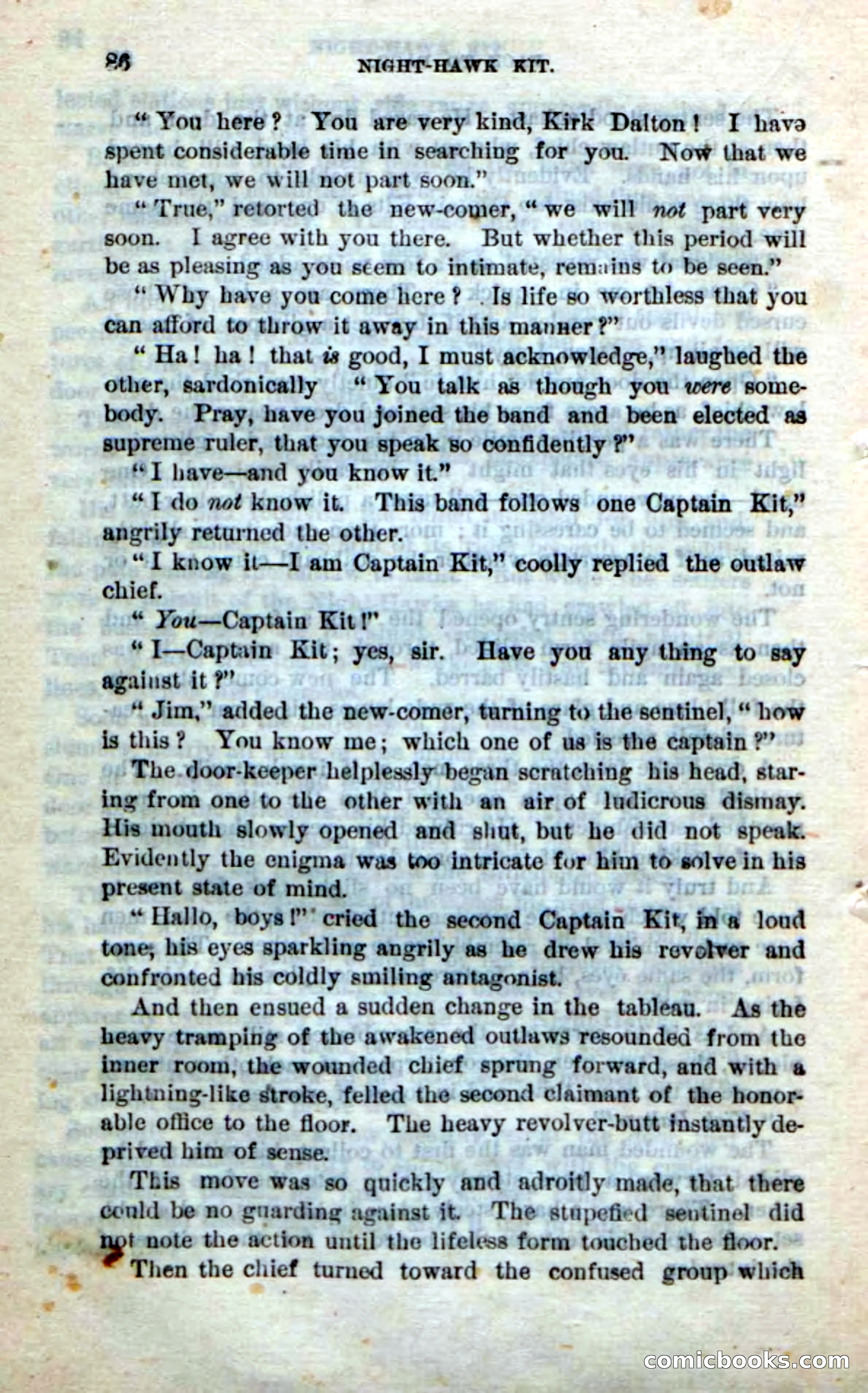 Beadle's Dime Novels No. 238: Night-Hawk Kit — page 84 of 100