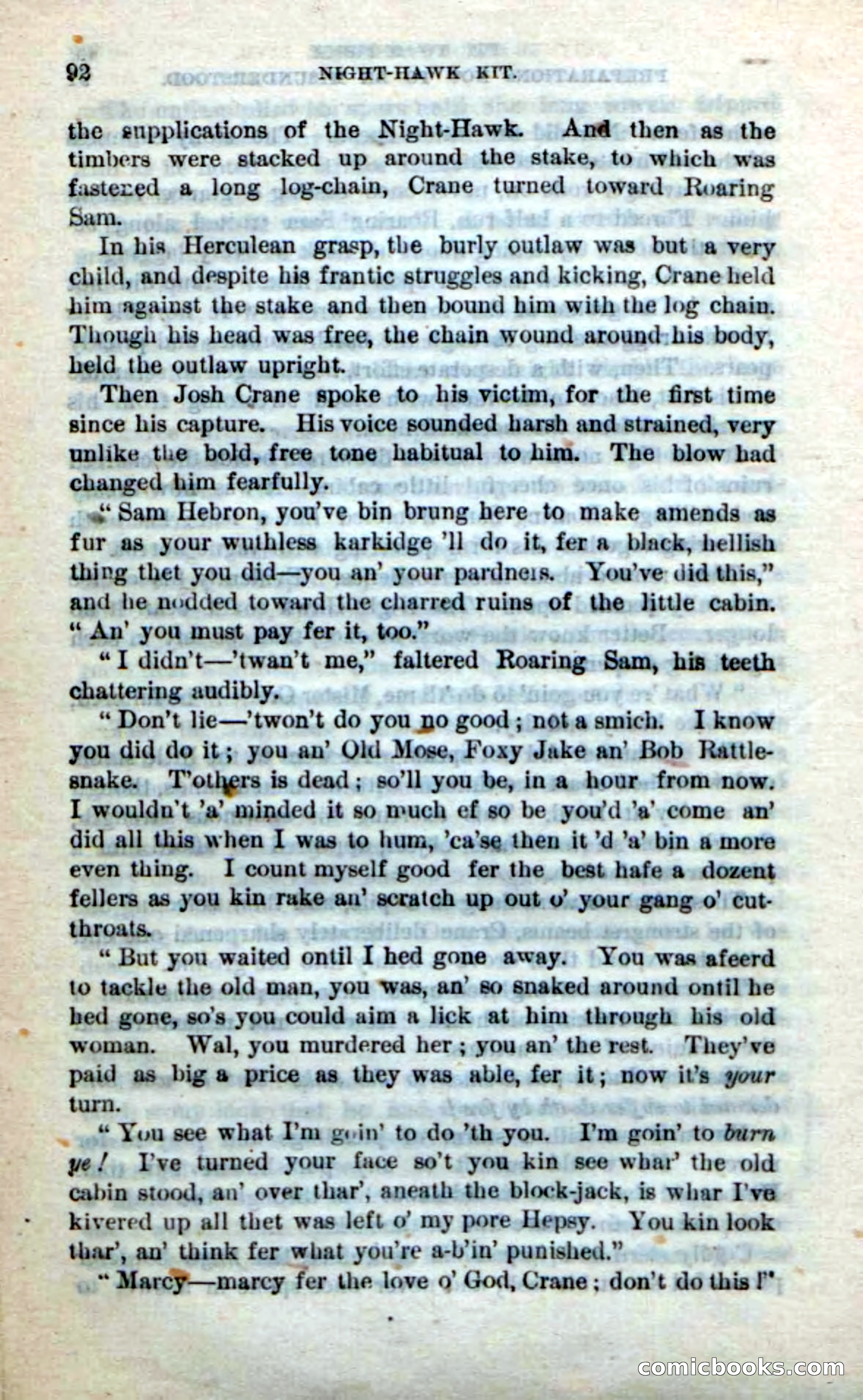 Beadle's Dime Novels No. 238: Night-Hawk Kit — page 90 of 100