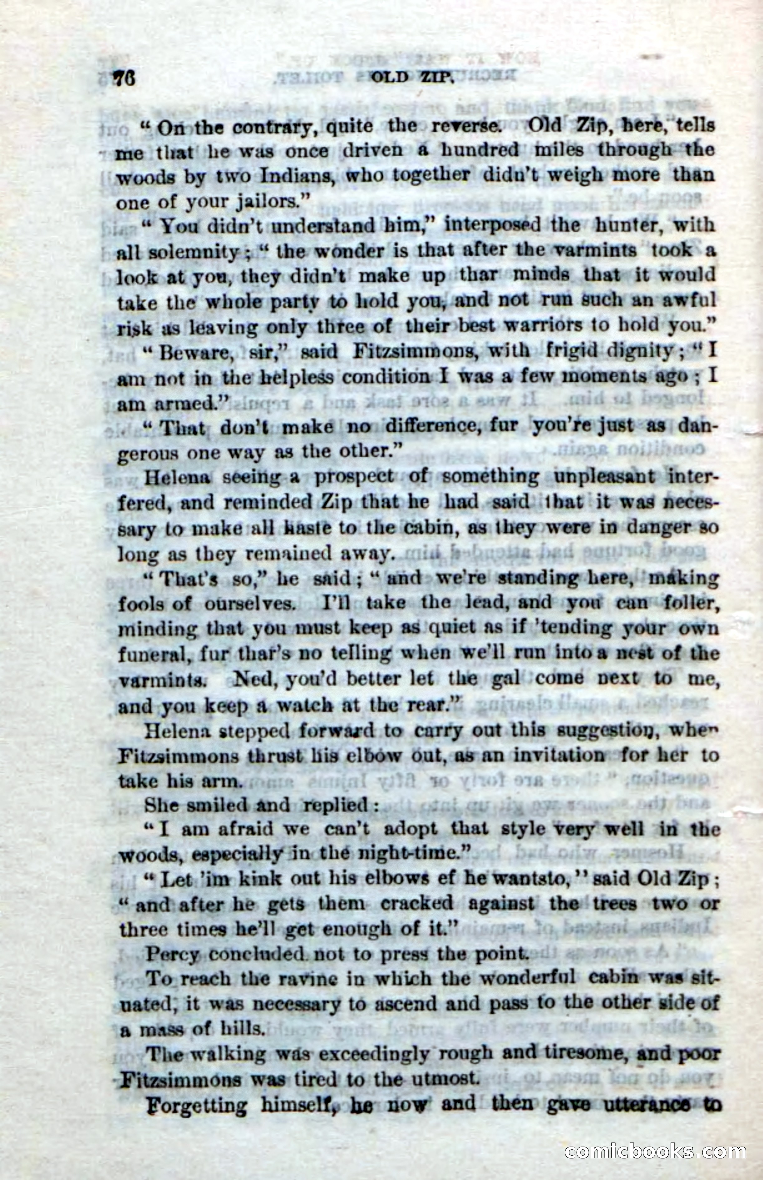 Beadle's Dime Novels No. 239: Old Zip — page 72 of 100